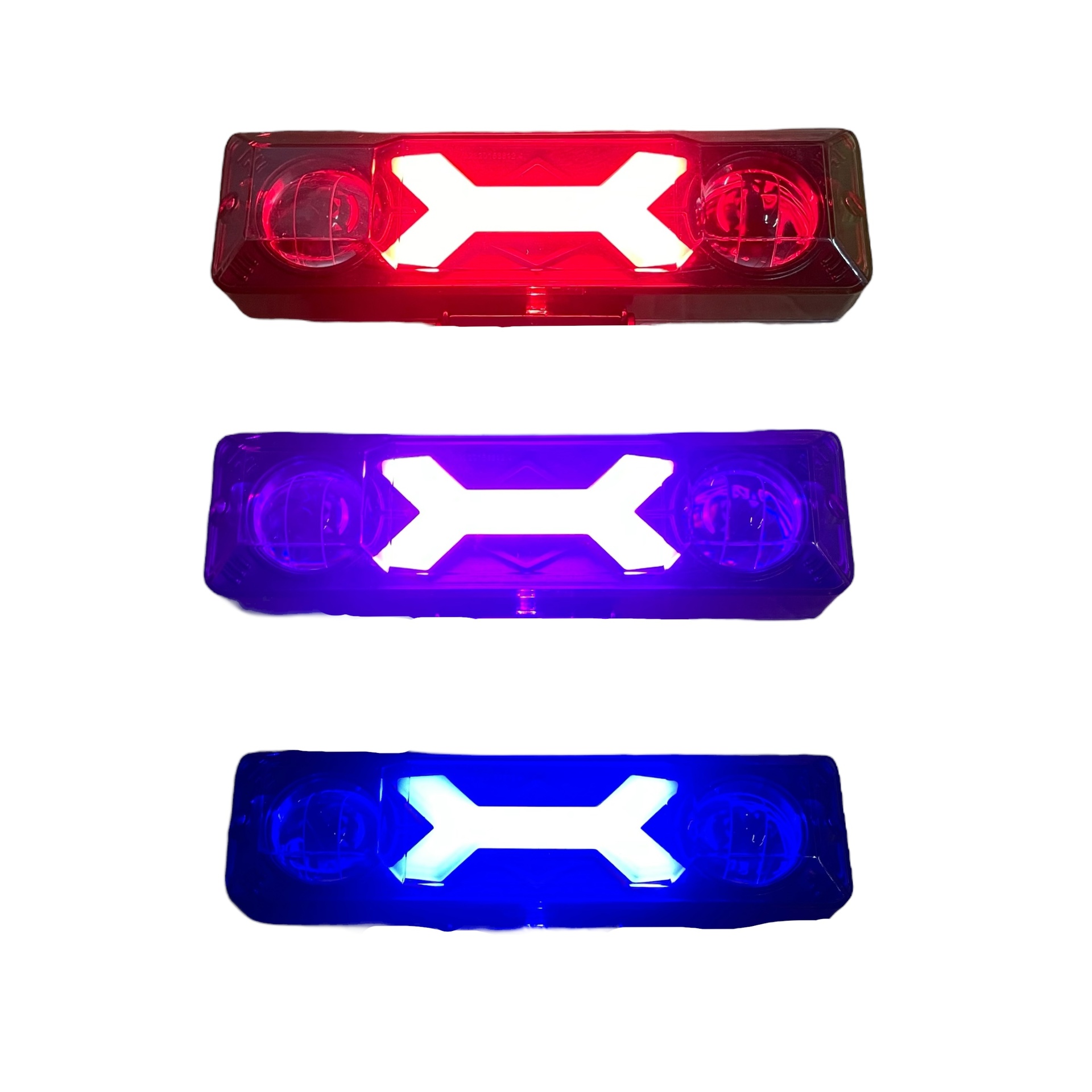Barra LED de alta intensidad con DRL rojo/azul — foto 3 de 3
