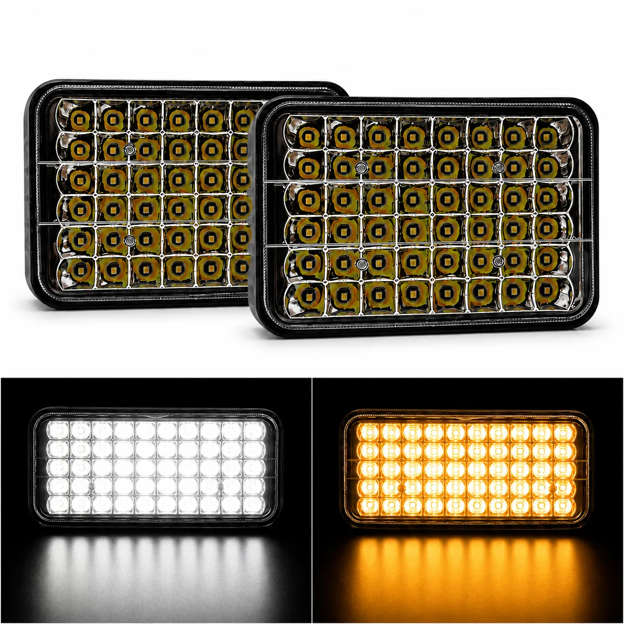 Faro de 5" con 48 LED bicolor 