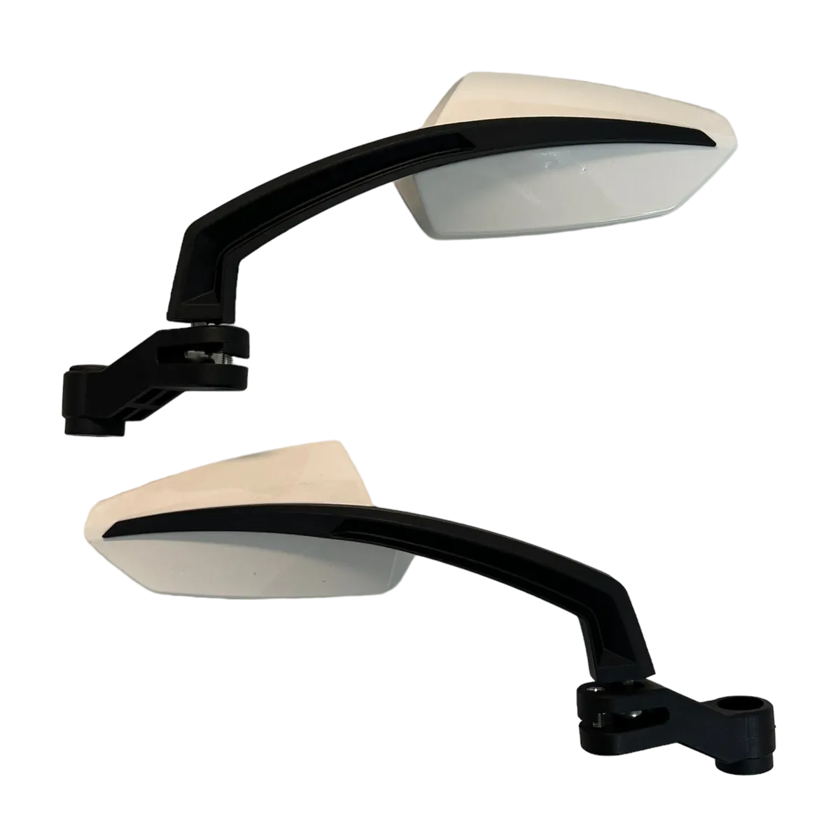 Espejo para moto tipo flecha — Blanco