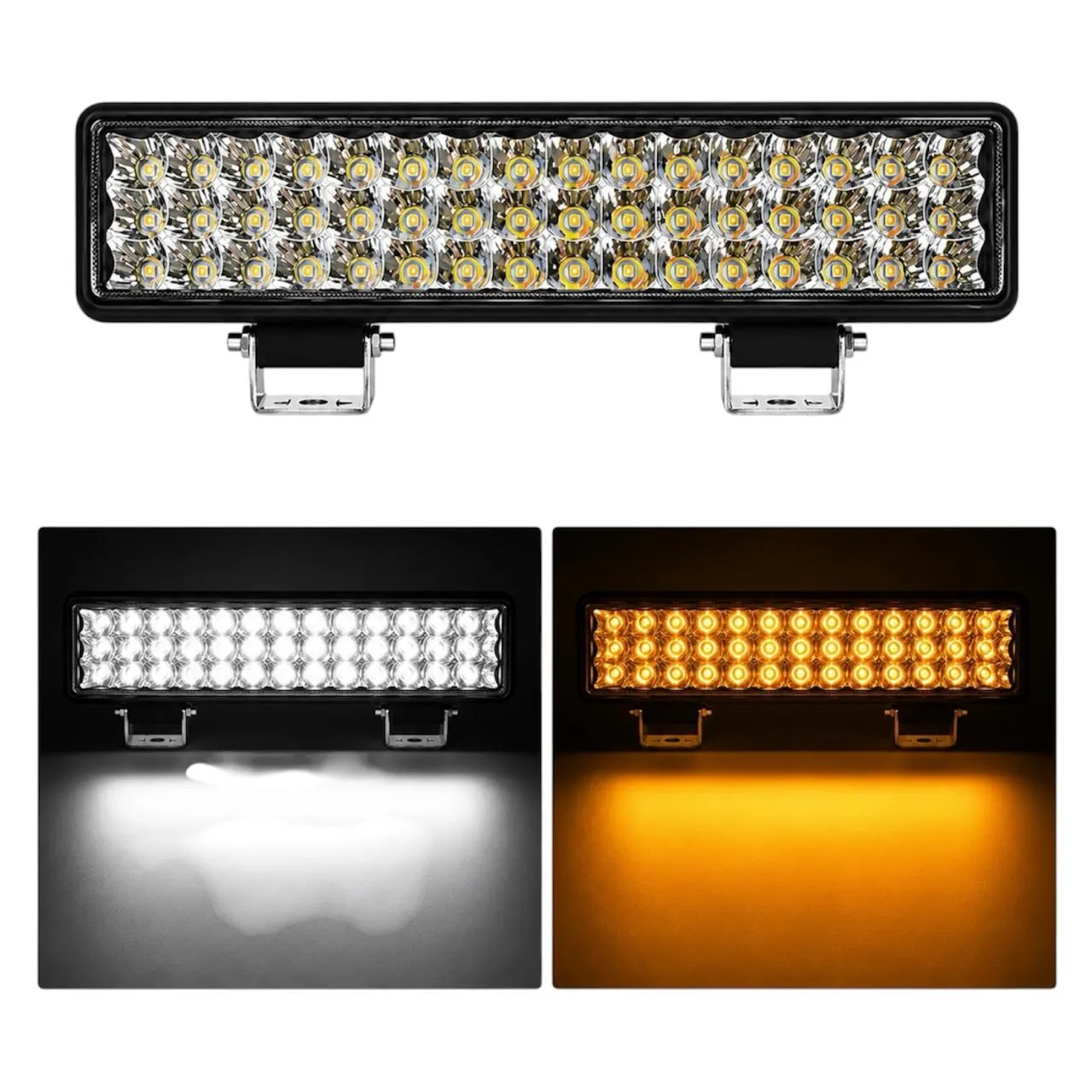 Barra LED bicolor (blanco/ámbar) 