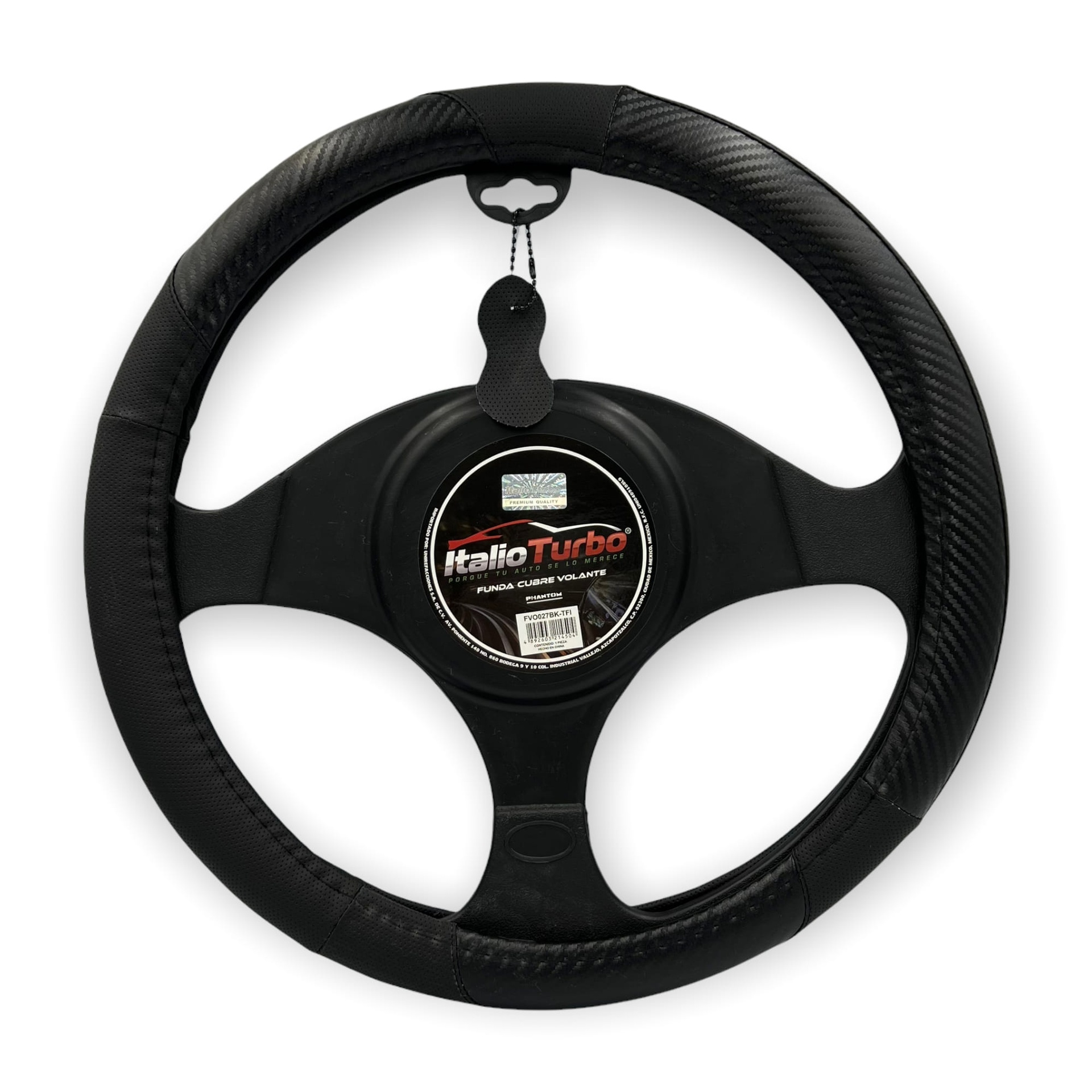 Funda cubrevolante negro tipo fibra