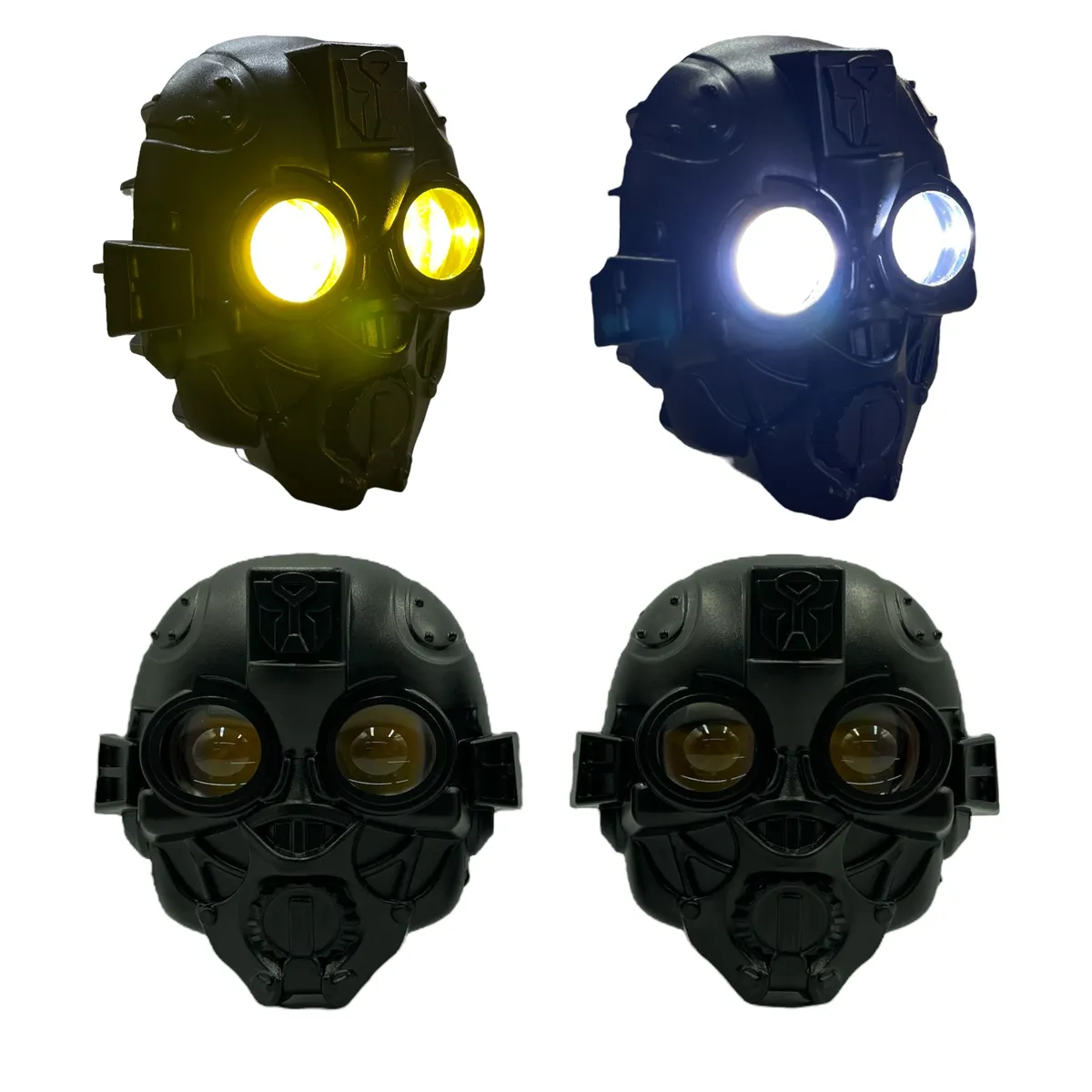 Faro LED tipo transformers bicolor con lupa y funciones (12/80V)
