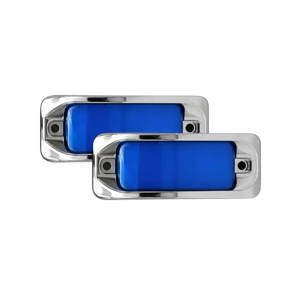 Plafón universal lateral con luz GEL azul