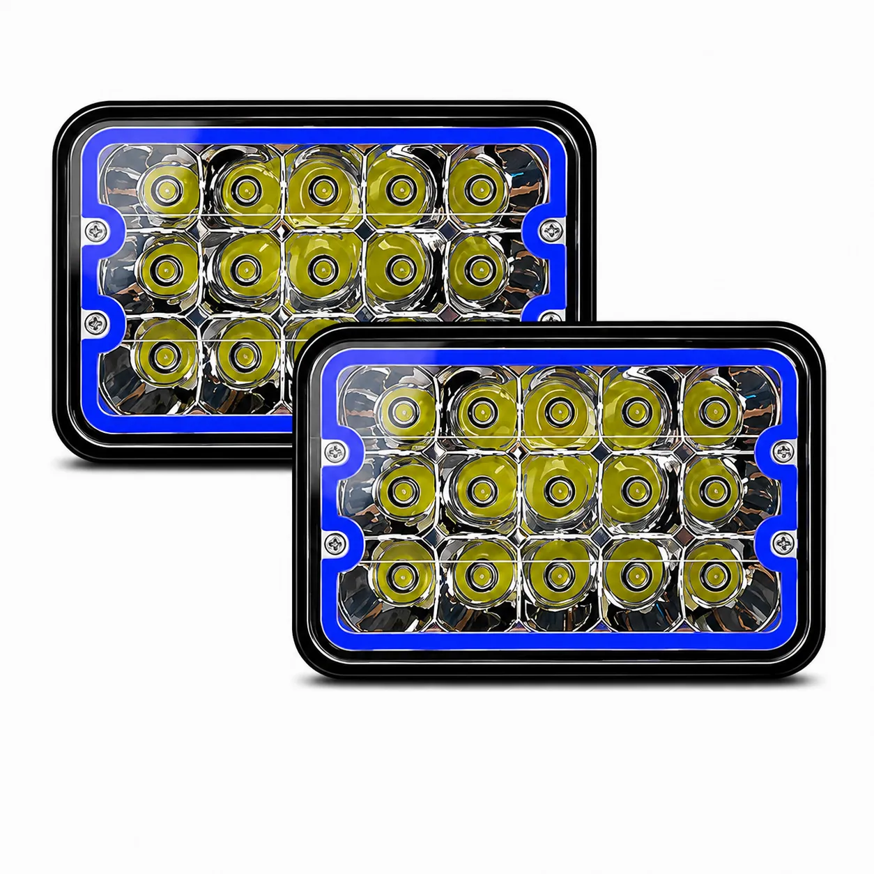 Unidad de 5" con arillo LED azul