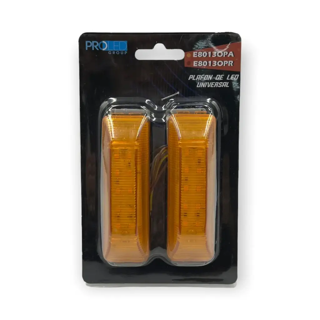 Par de plafón LED ámbar