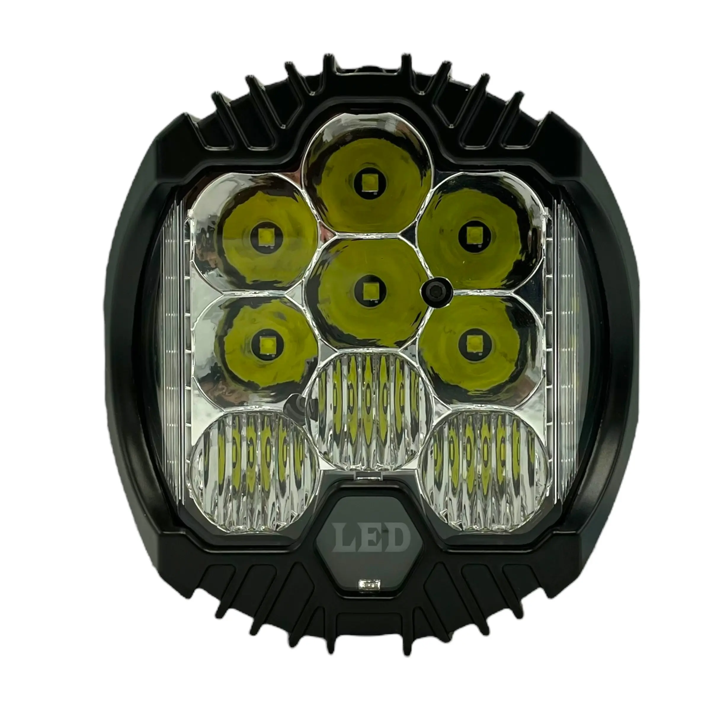 Faro LED evolum blanco y cuarto ambar
