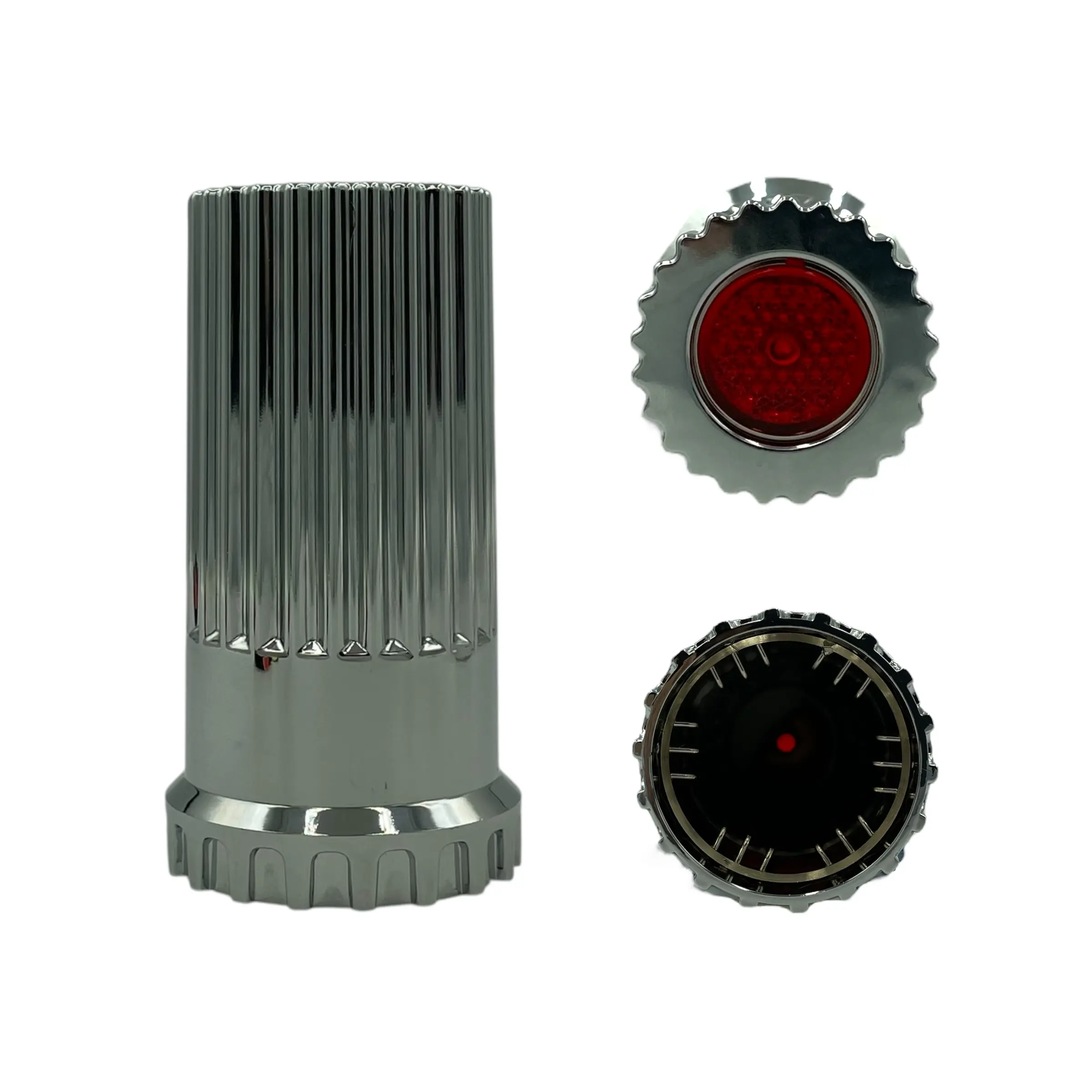 Cubretuerca de plástico a presión (colores disponibles) — Rojo