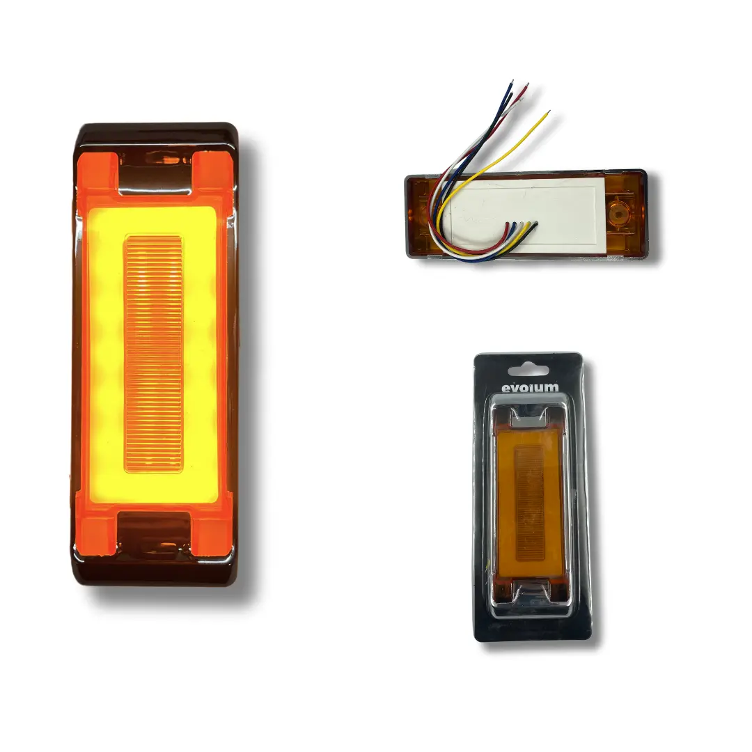 Plafón LED frame ámbar