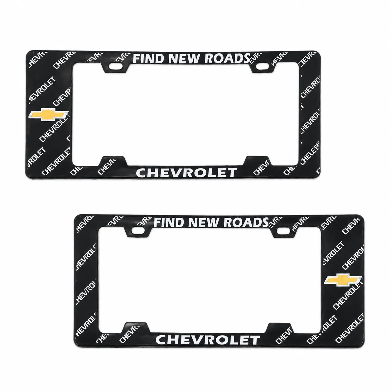 Portaplaca legal con diseño chevrolet find new roads
