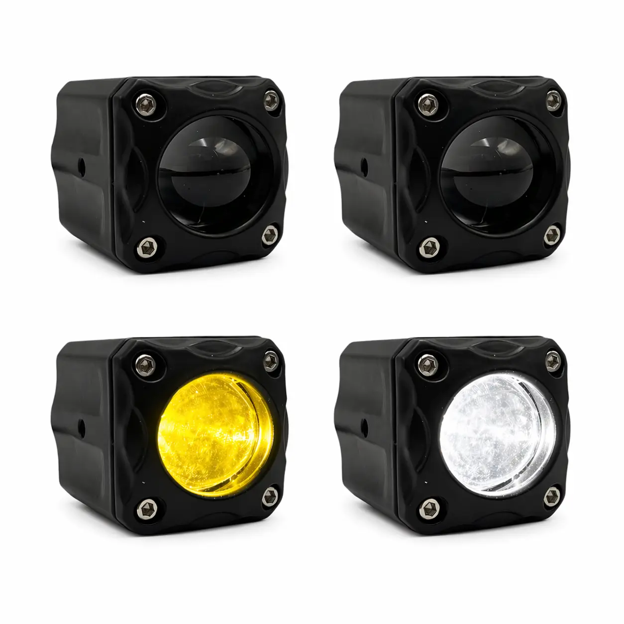 Faro LED tipo cubo proyector de alta potencia bicolor — foto 1 de 2