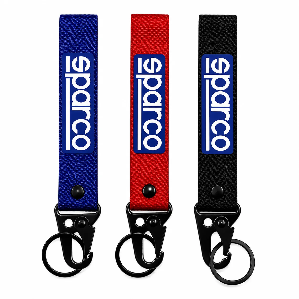 Llavero de tirón reforzado Sparco · Rojo