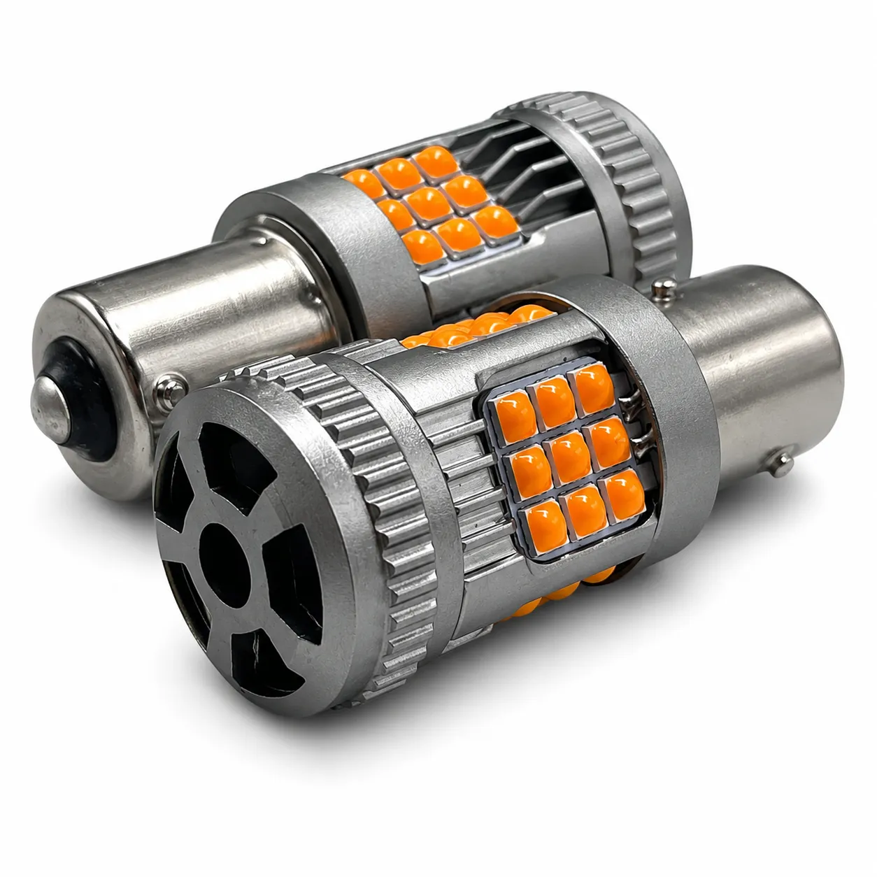 Foco de alta potencia fijo 1141 con 36 LED ámbar con ventilador