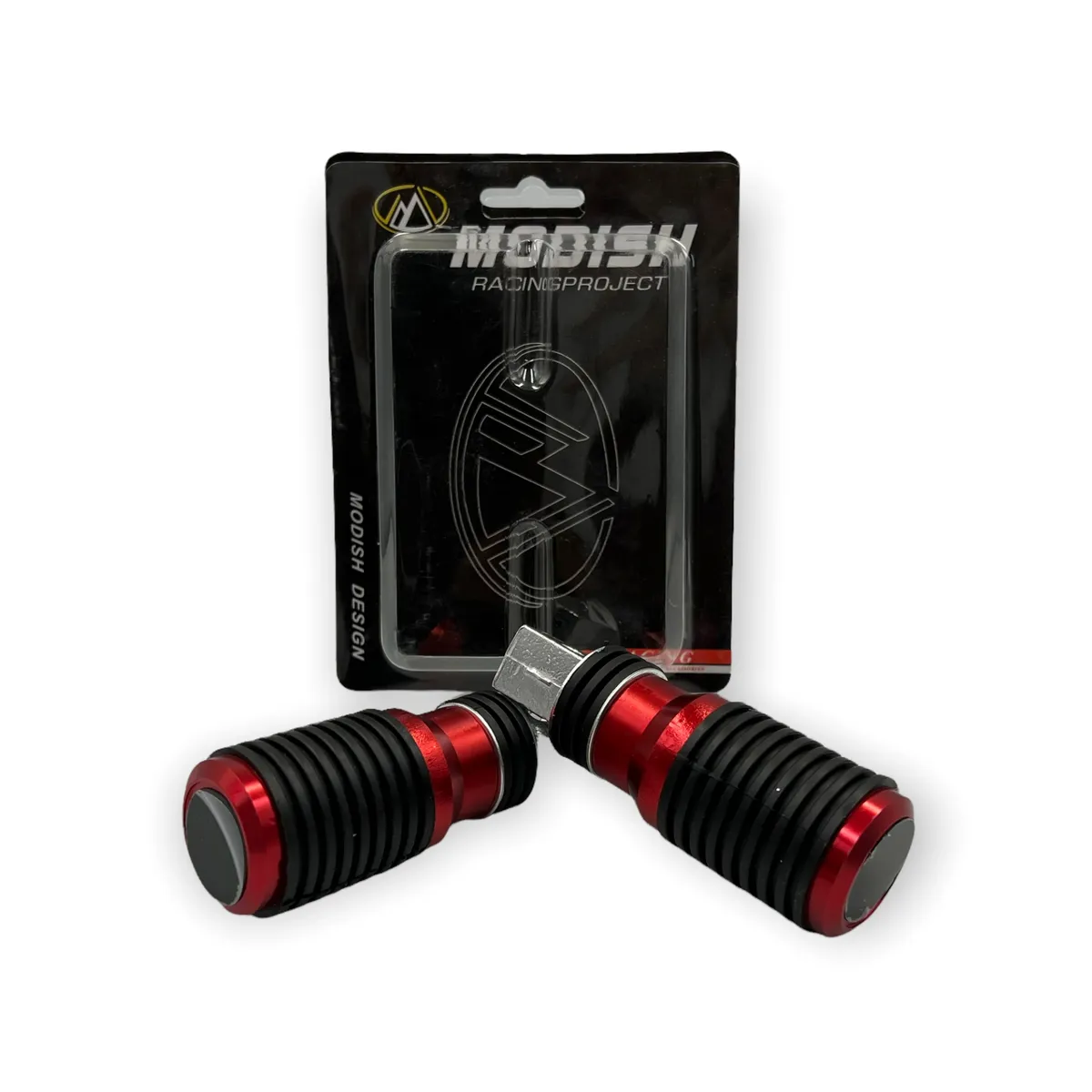 Pedal para moto en varios colores (azul, negro y rojo) · Rojo