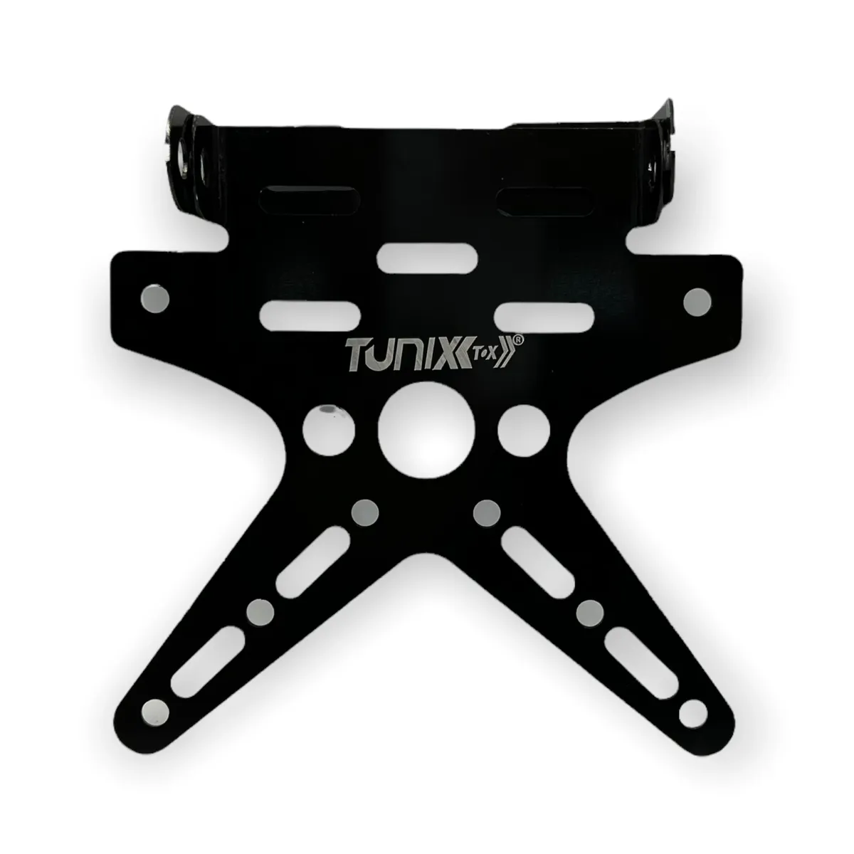Portaplaca para moto  · Negro