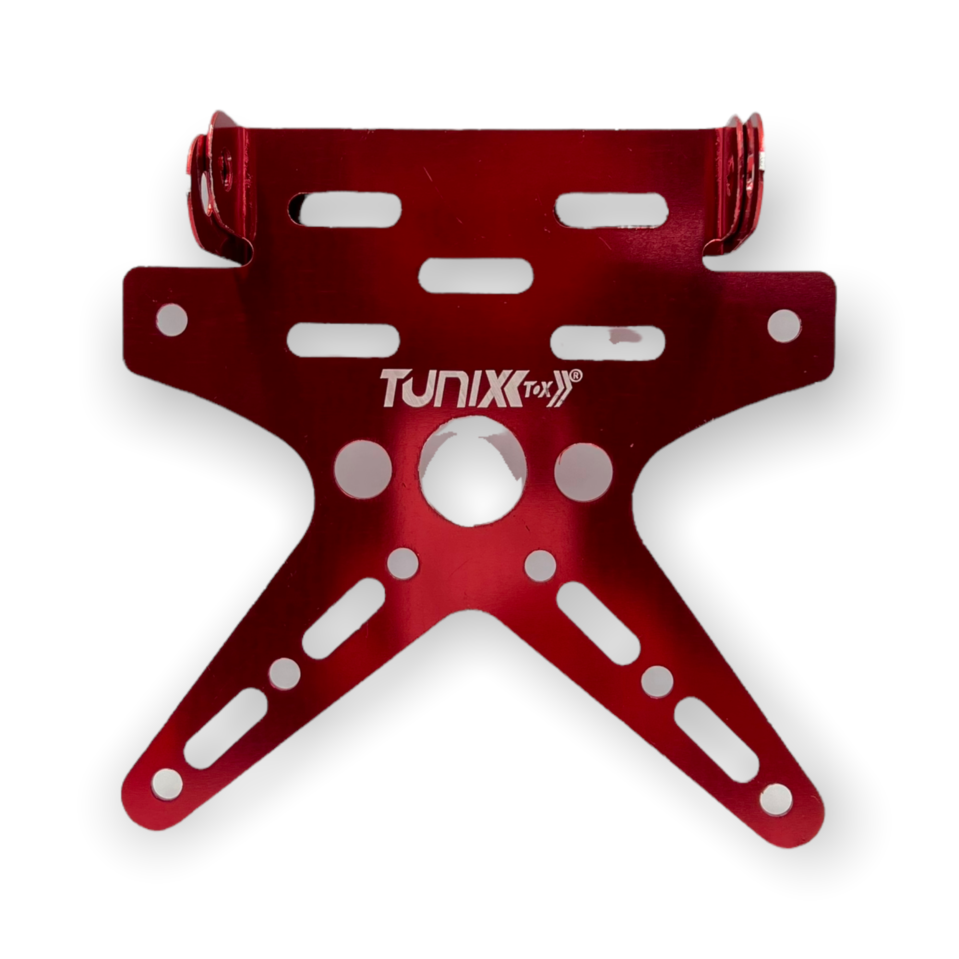 Portaplaca para moto  · Rojo