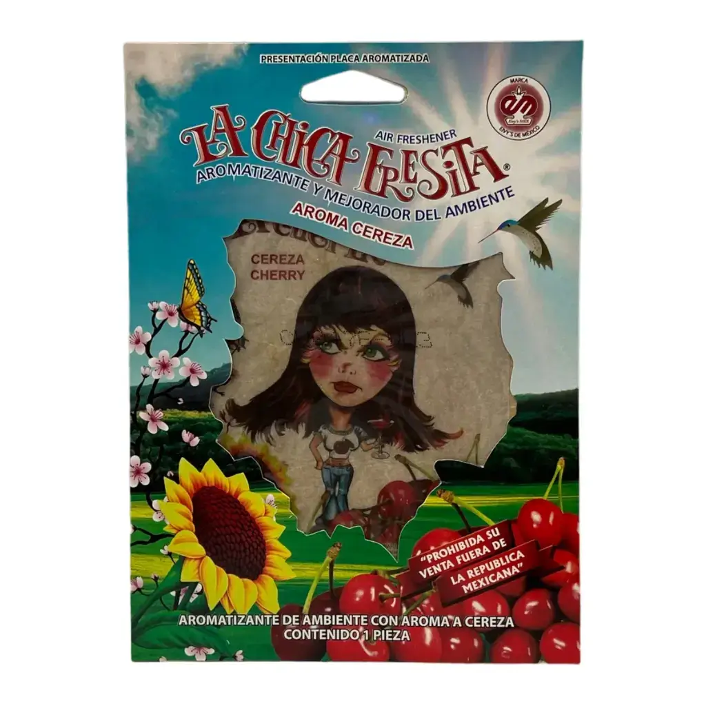 Placa aromatizante Chica fresa · Cereza
