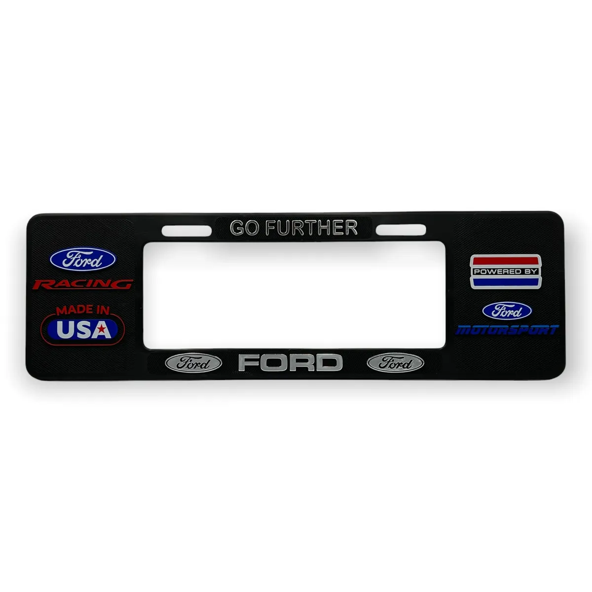 Portaplaca premium tipo europeo — Ford