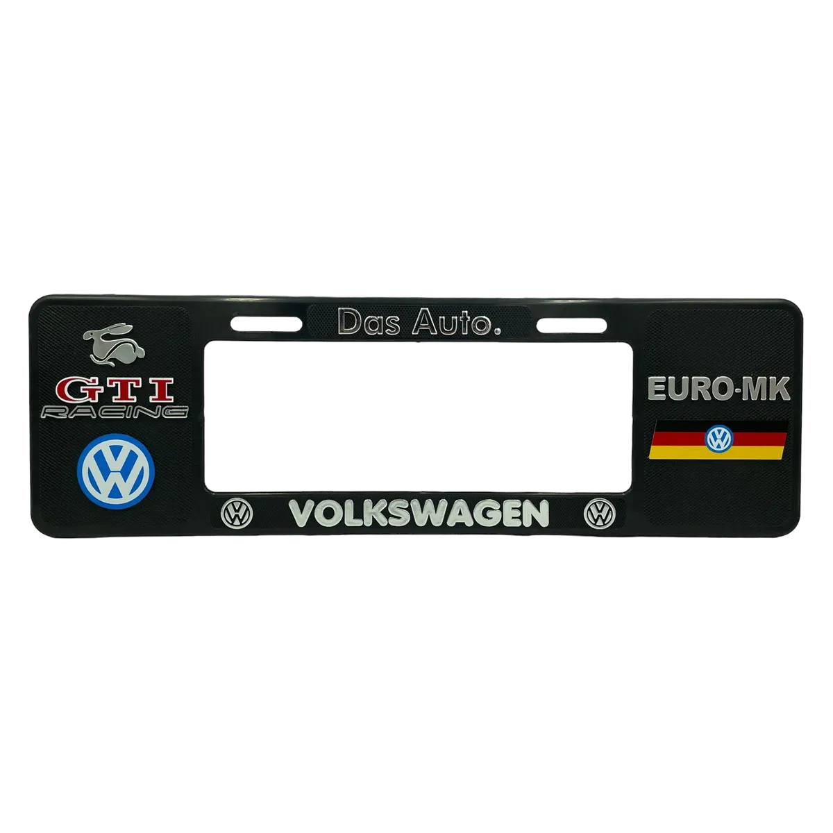 Portaplaca premium tipo europeo — VW GTI