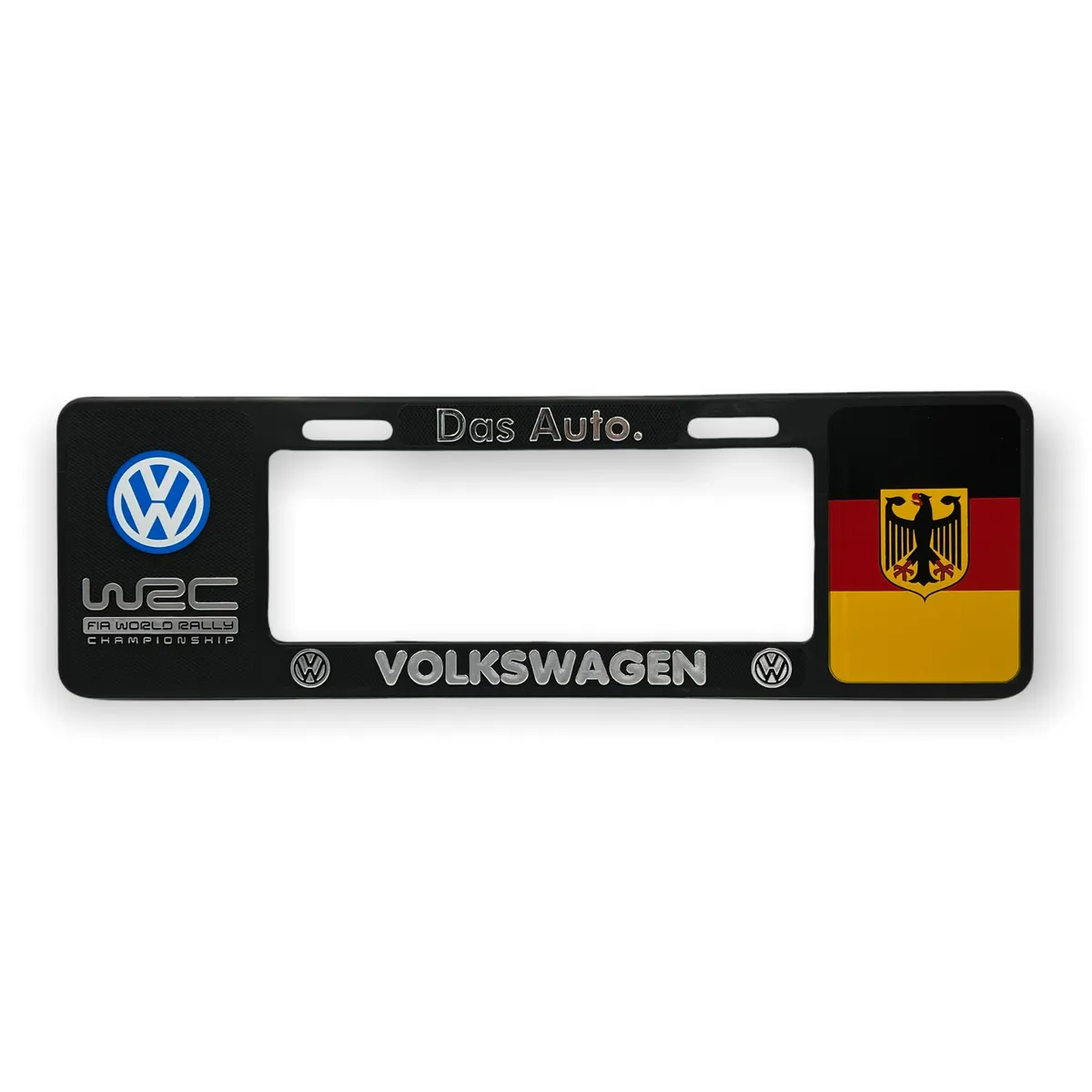 Portaplaca premium tipo europeo — WRC