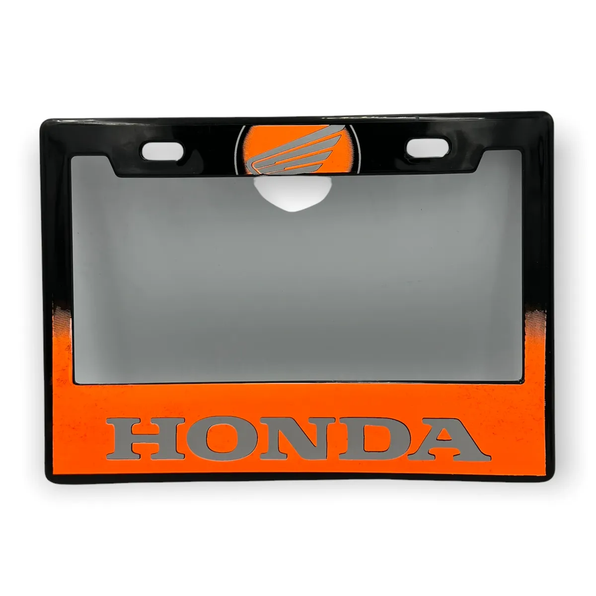 Portaplaca para motocicleta marca Honda  · Azul