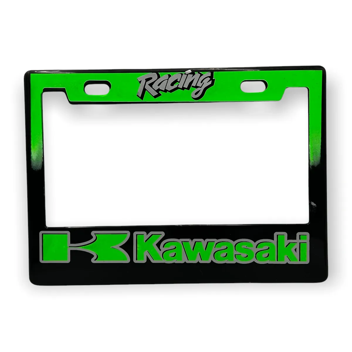 Portaplaca para motocicleta Kawasaki  · Azul
