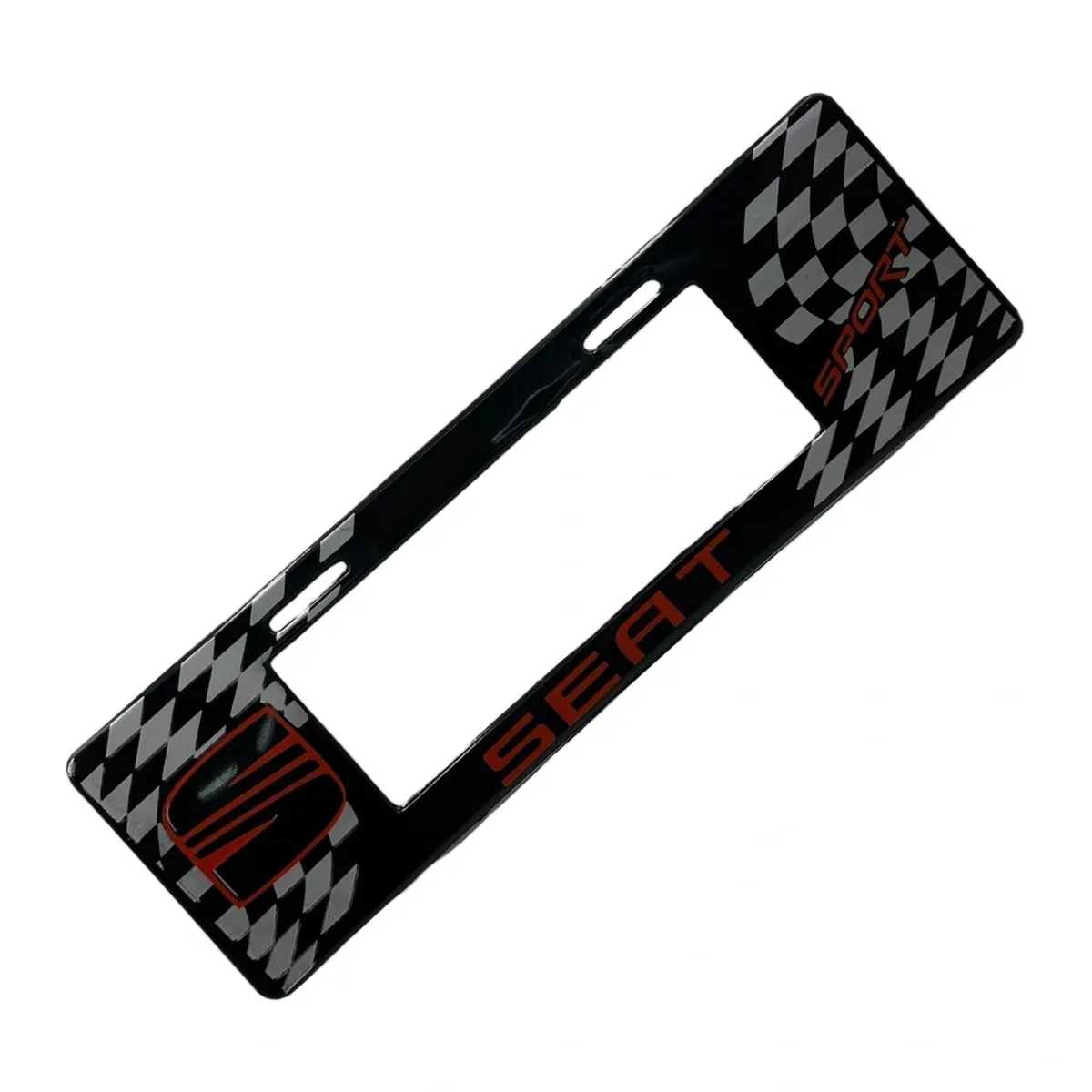 Portaplaca flexible tipo europeo  — Seat