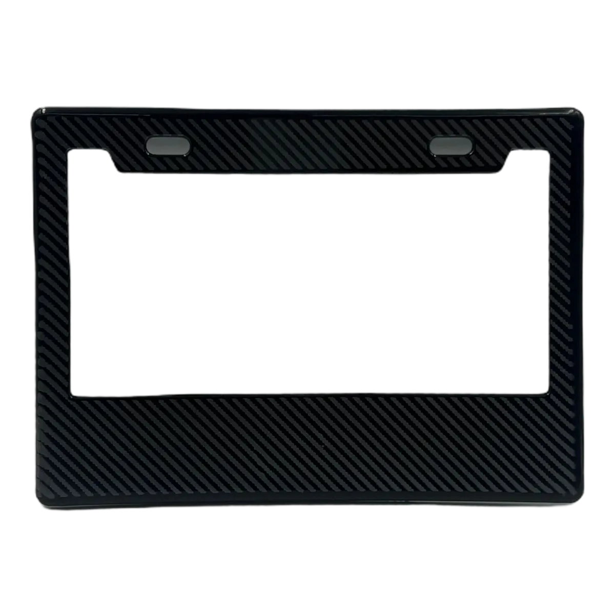 Portaplaca flexible para moto tipo fibra — Negro
