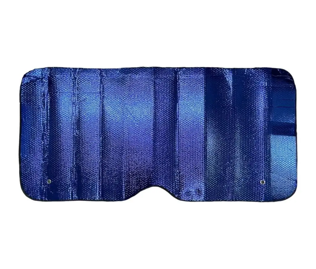 Parasol de aluminio jumbo con doble burbuja (146CM x 70CM) · Azul