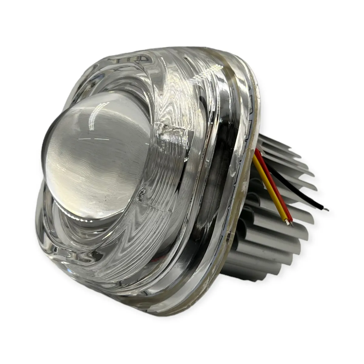 Faro LED para moto tipo medusa con ojo de ángel 7 colores · Rojo