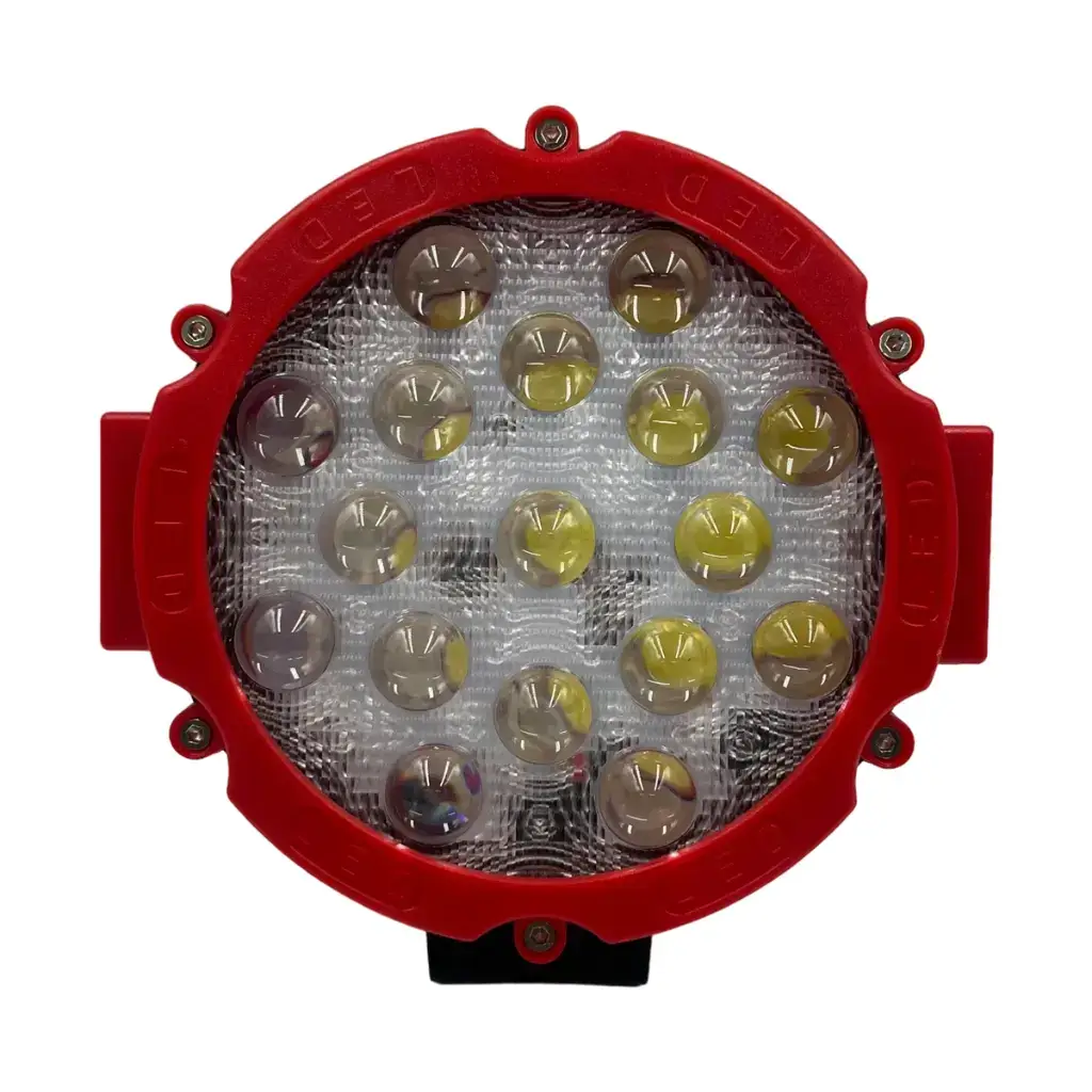 Faro off road con lupas  — Rojo