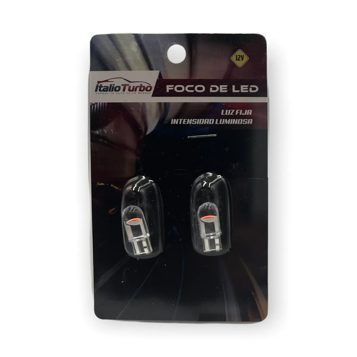 Foco LED T10 de acrílico · Rojo