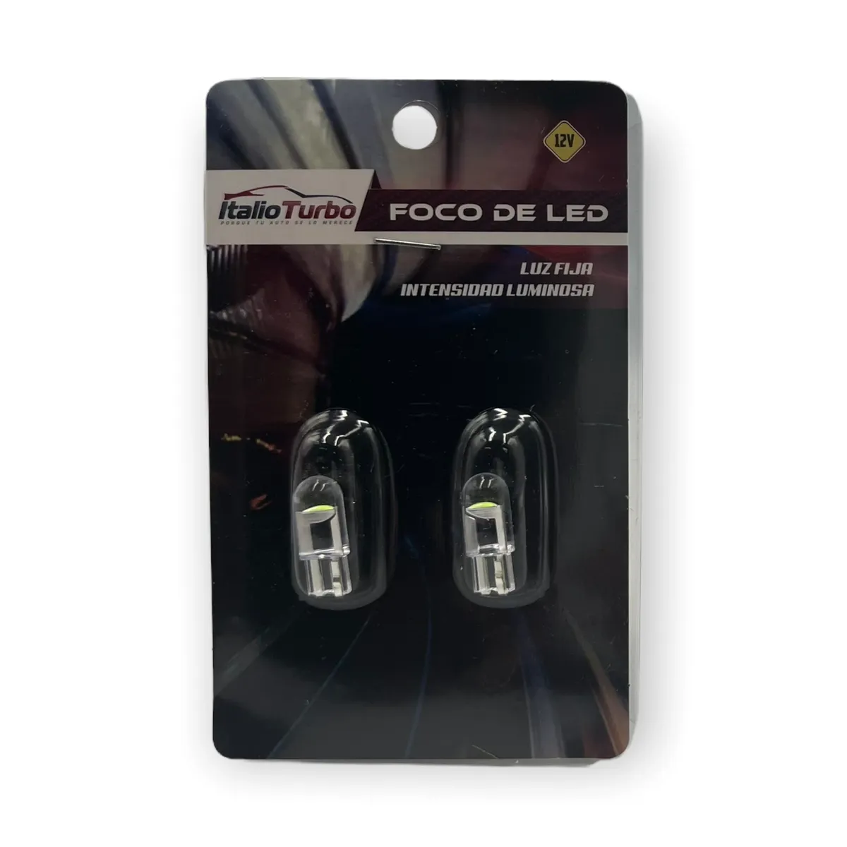 Foco LED T10 de acrílico · Verde