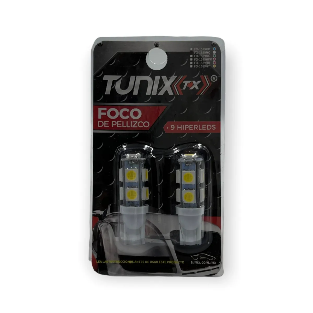 Foco T10 con 9 hyperled — Blanco