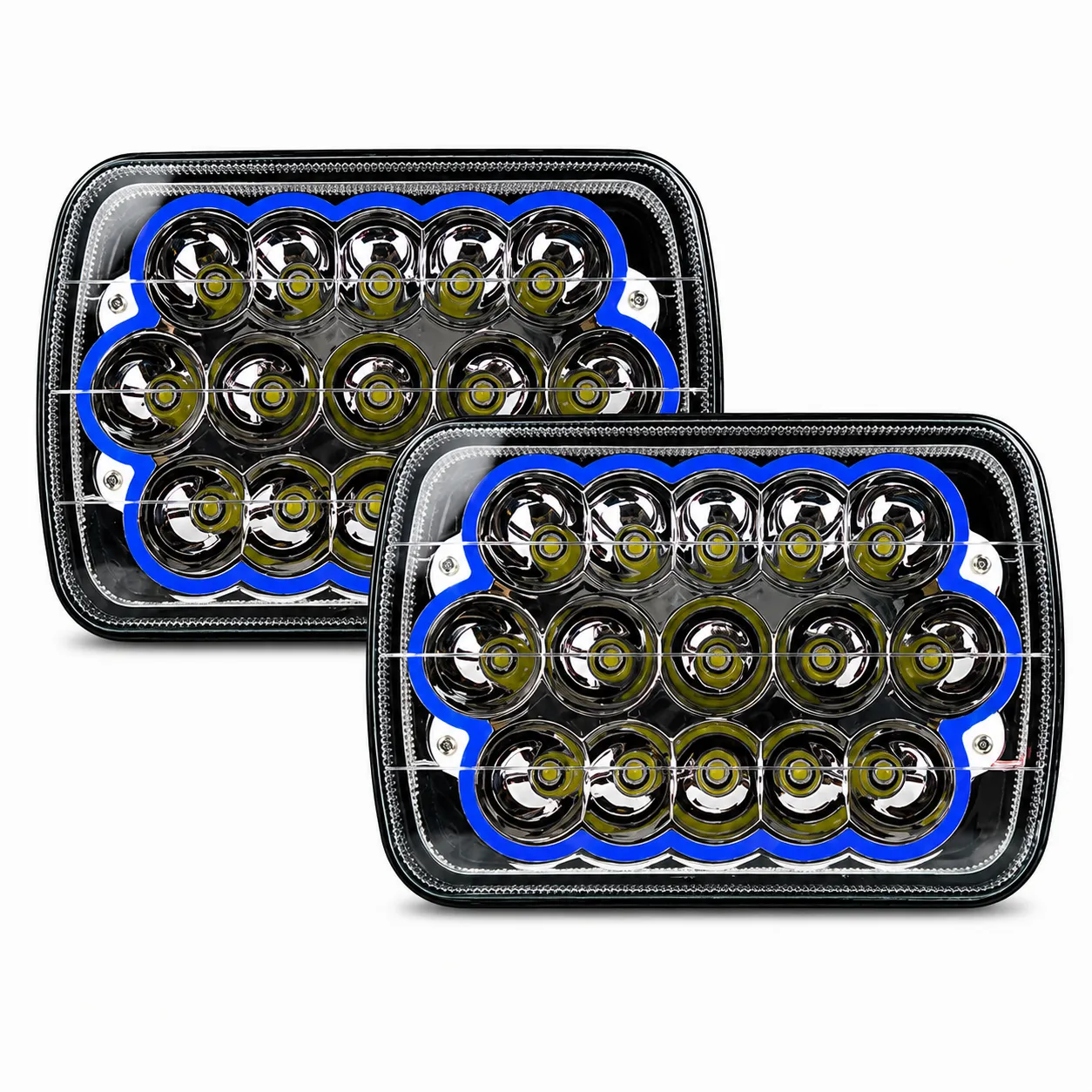 Unidad de 7 pulgadas con arillo · Azul