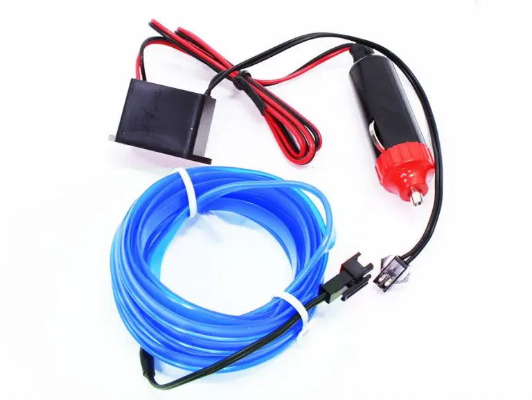 Hilo de LED neón varios colores · Azul hielo