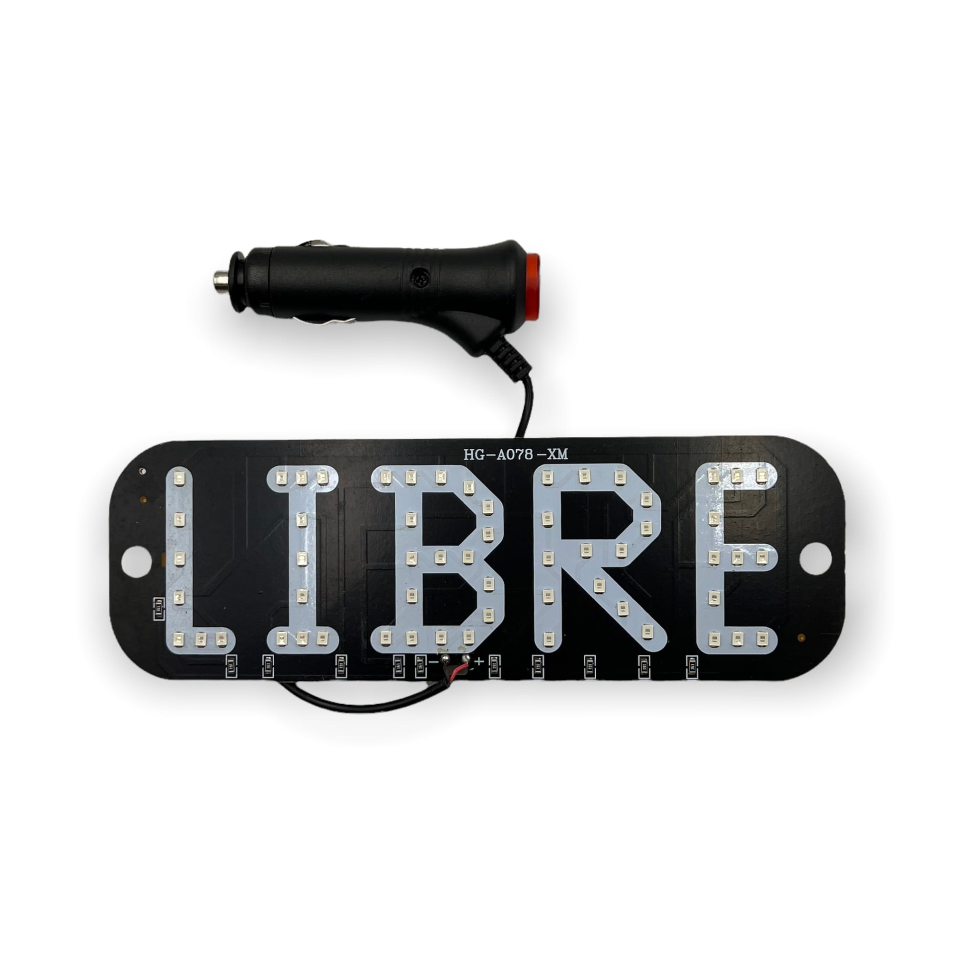 Letrero Libre color  · Azul