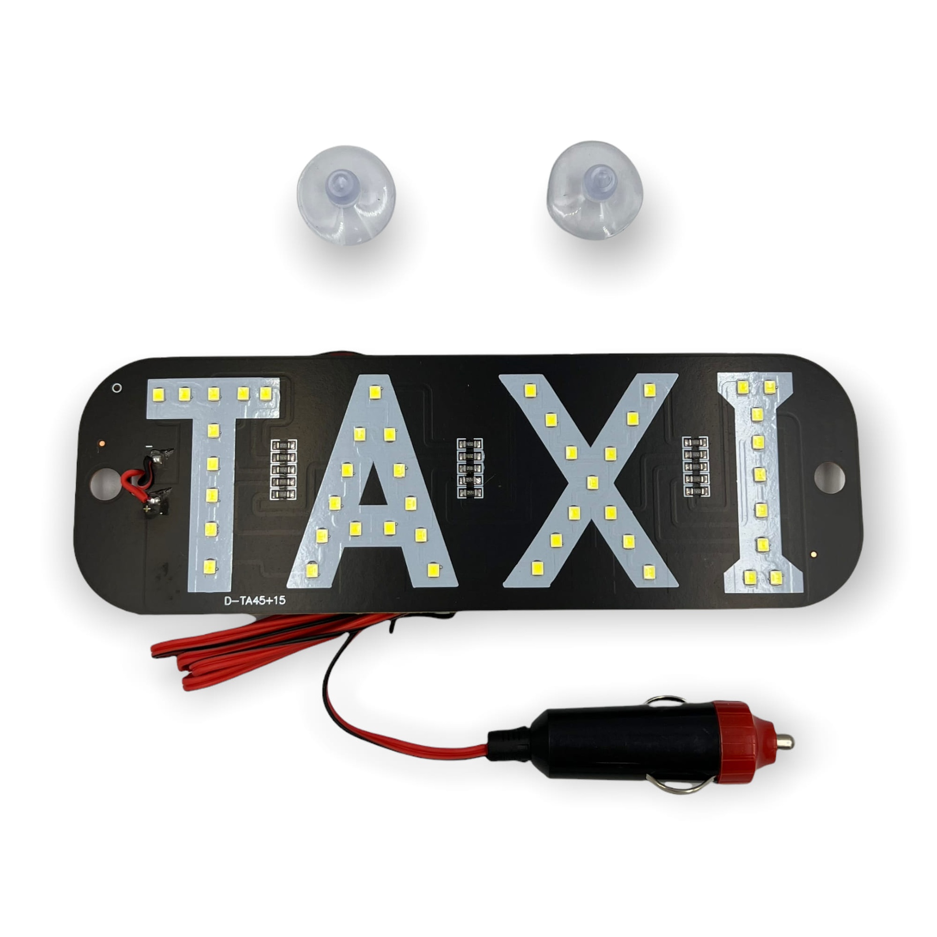 Letrero de taxi  · Blanco