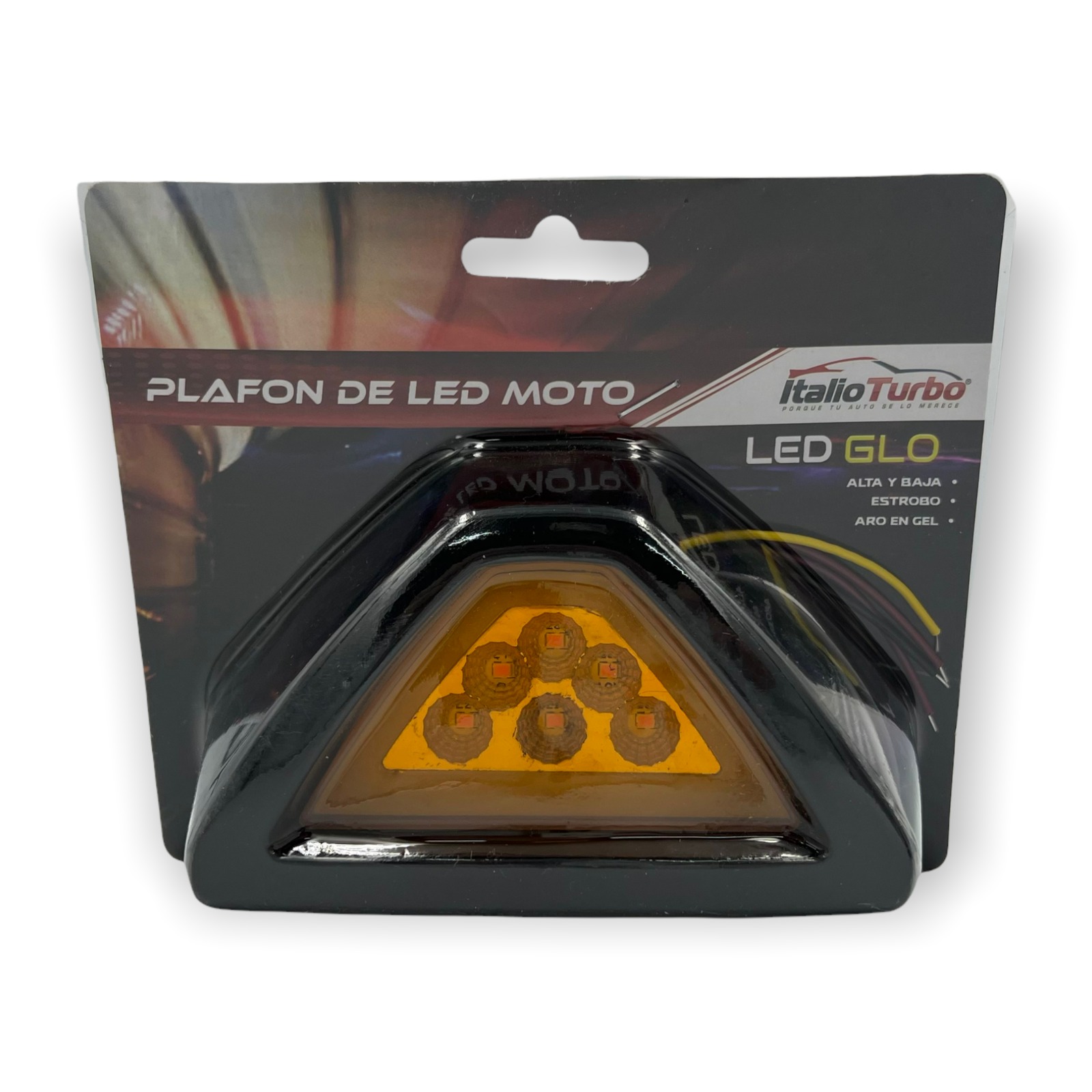 Stop para moto con LED GLO  · Ámbar