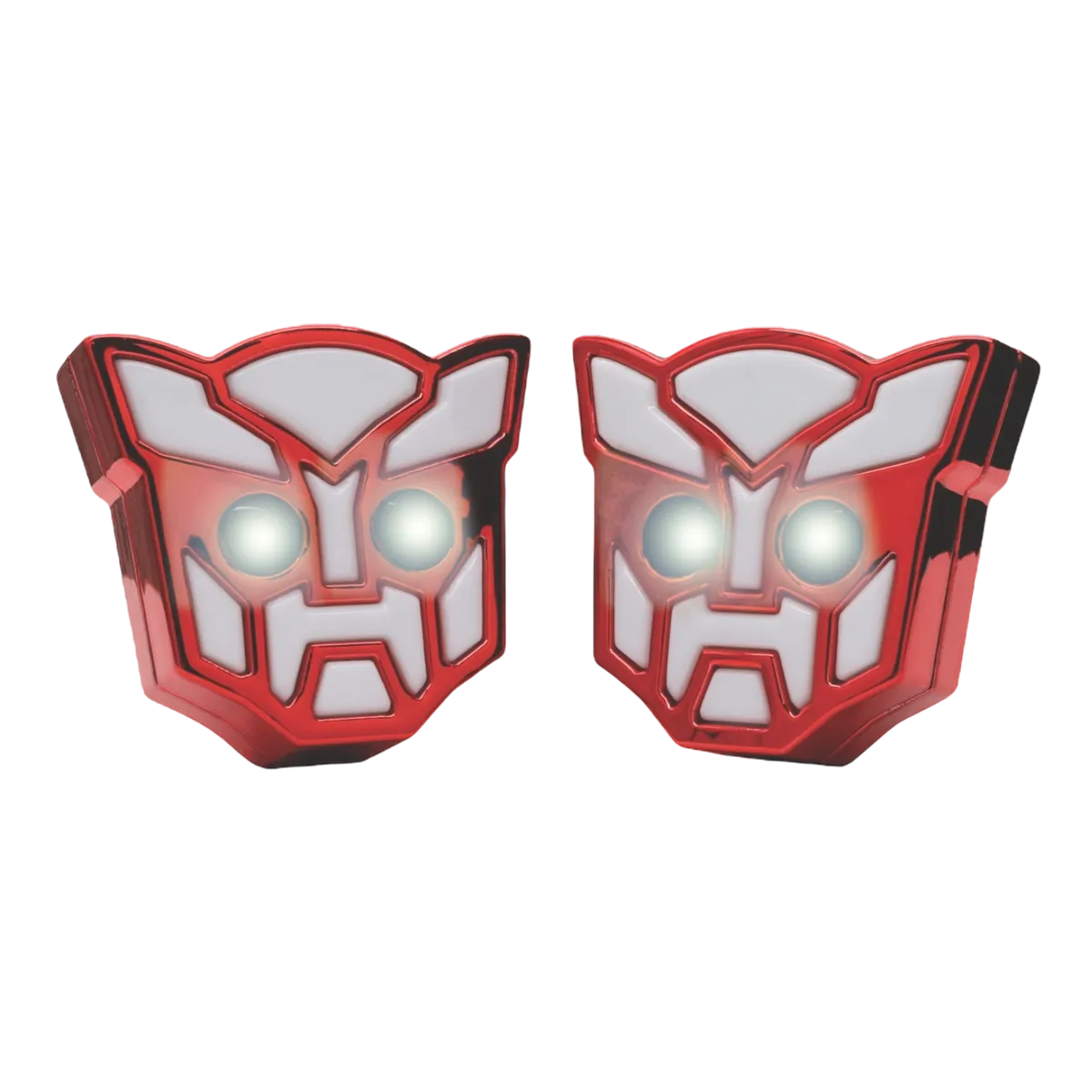 Luz LED decorativa tipo Transformers con carcaza de color (azul, blanco y rojo) · Rojo