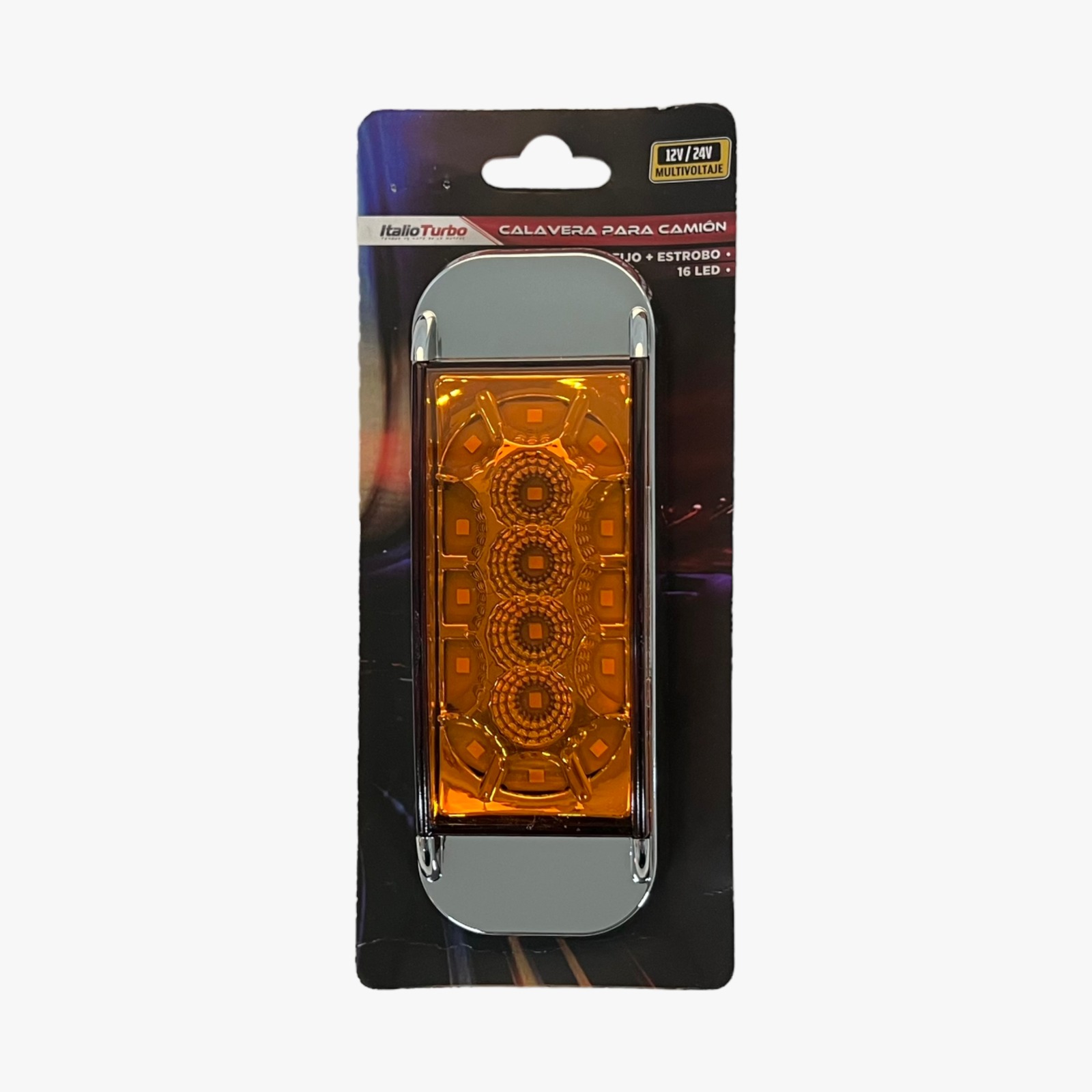 Plafón direccional para camión lateral con 15 LED · Ámbar