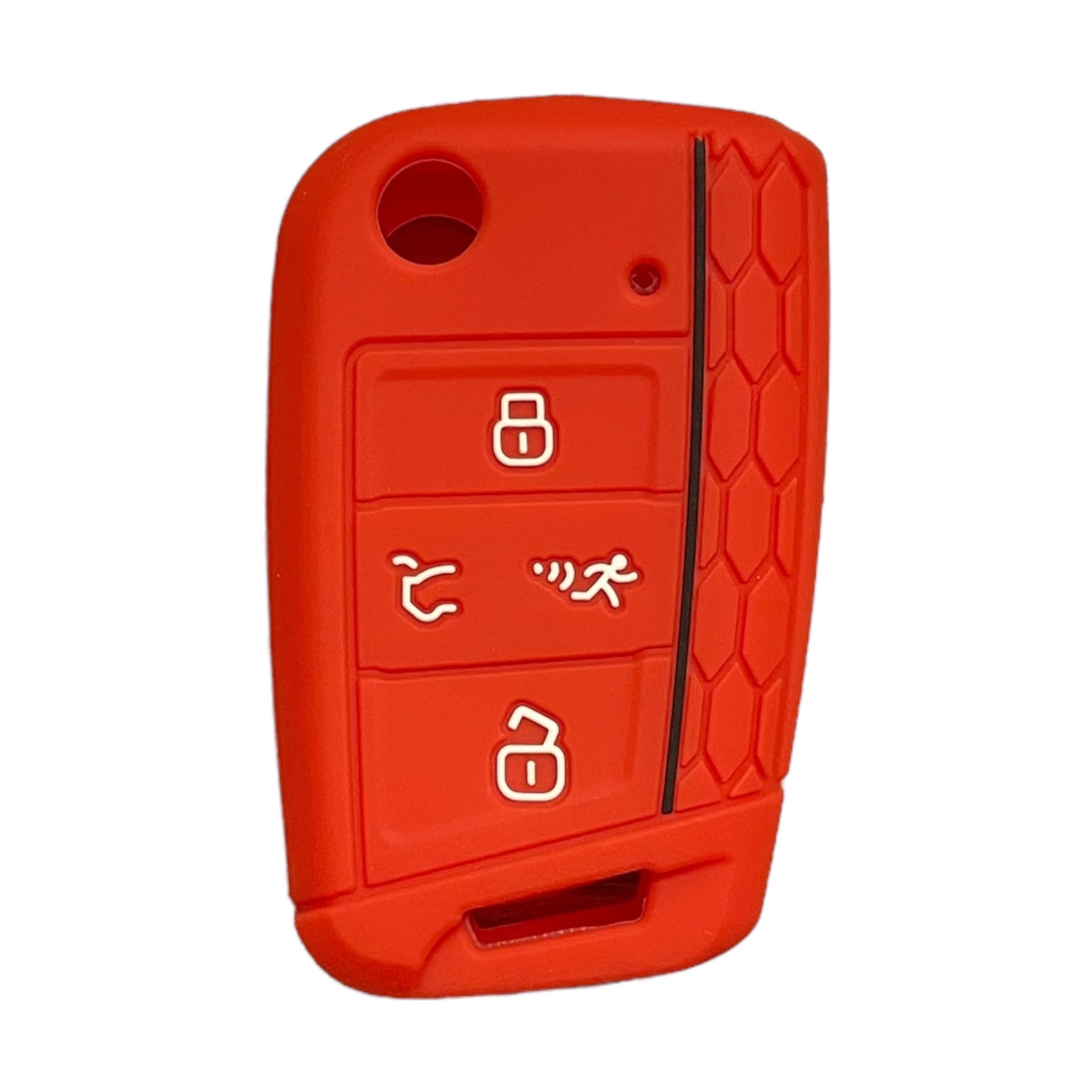 Funda de llave para VW nuevos modelos (2018-2021) · Rojo