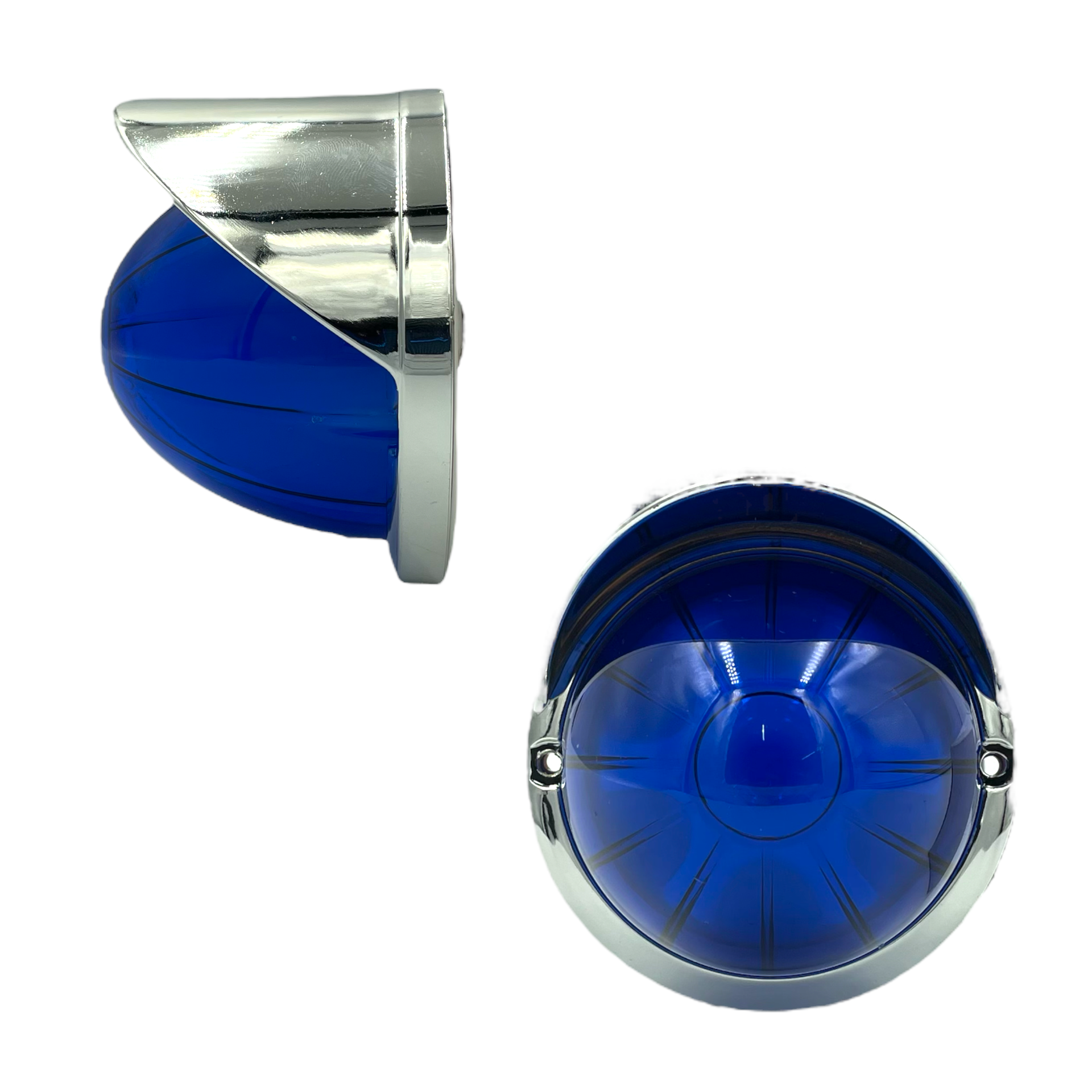 Plafón LED GLO lateral tipo Zepelin · Azul