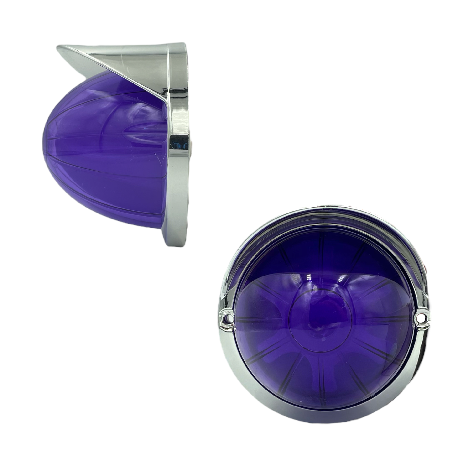 Plafón LED GLO lateral tipo Zepelin · Morado