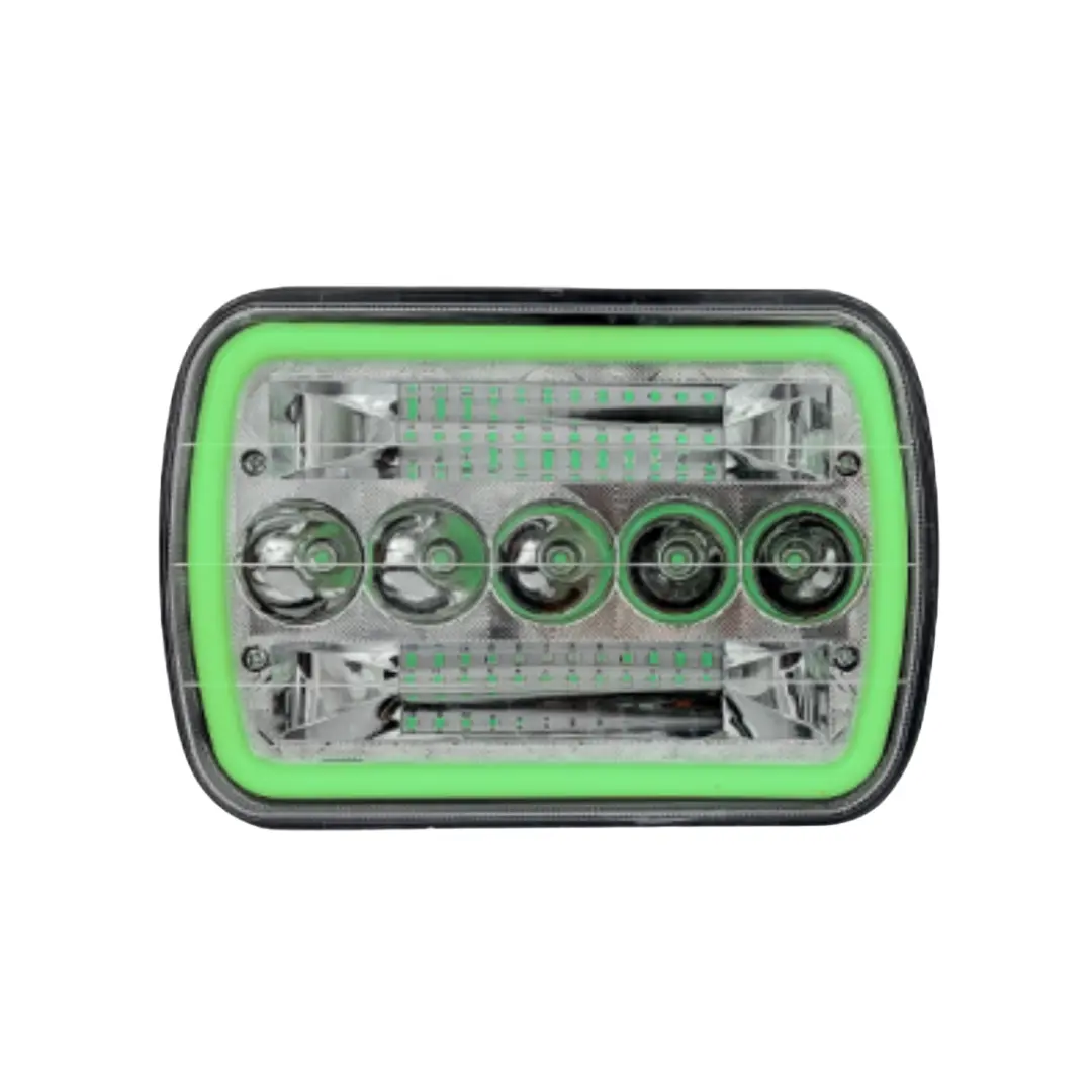 Unidad de 7 pulgadas con arillo GLO  · Verde