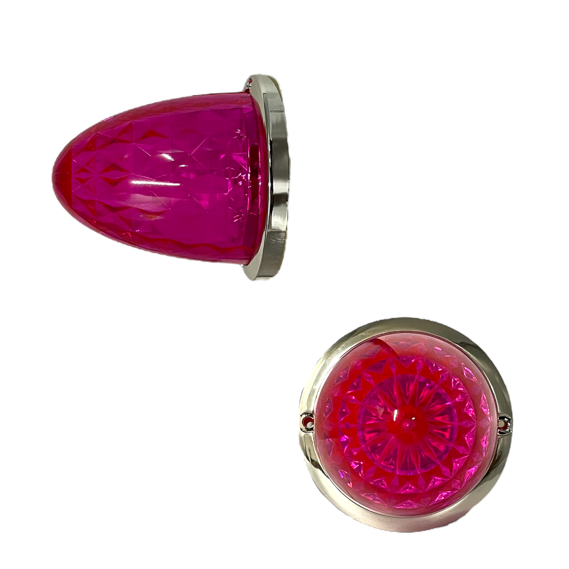 Plafon para camion tipo diamante grande 12/24V  · Rosa