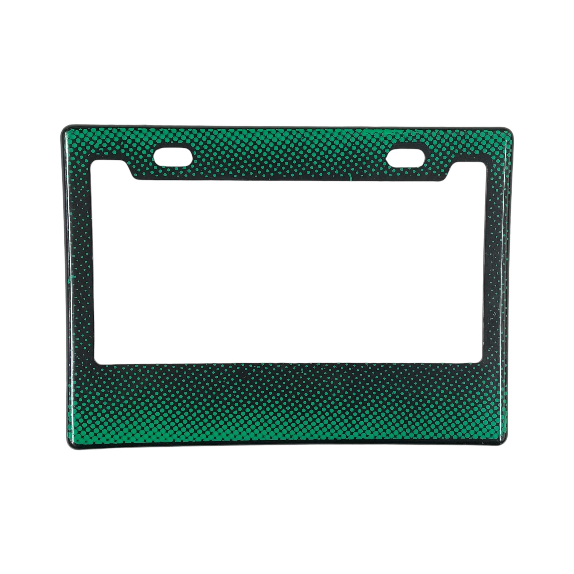 Portaplaca para motocicleta con Puntos  · Naranja