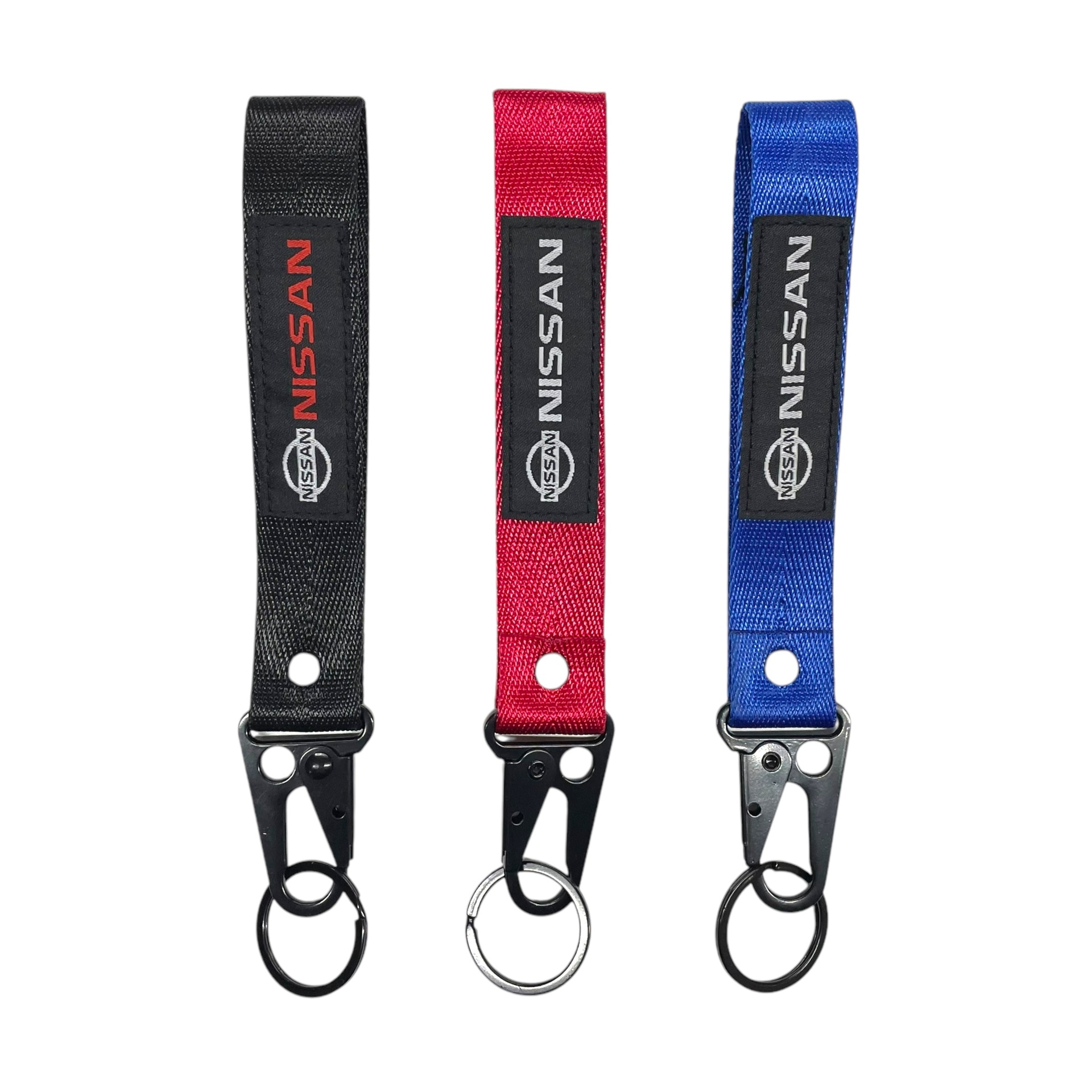 Llavero de tirón reforzado Nissan · Azul