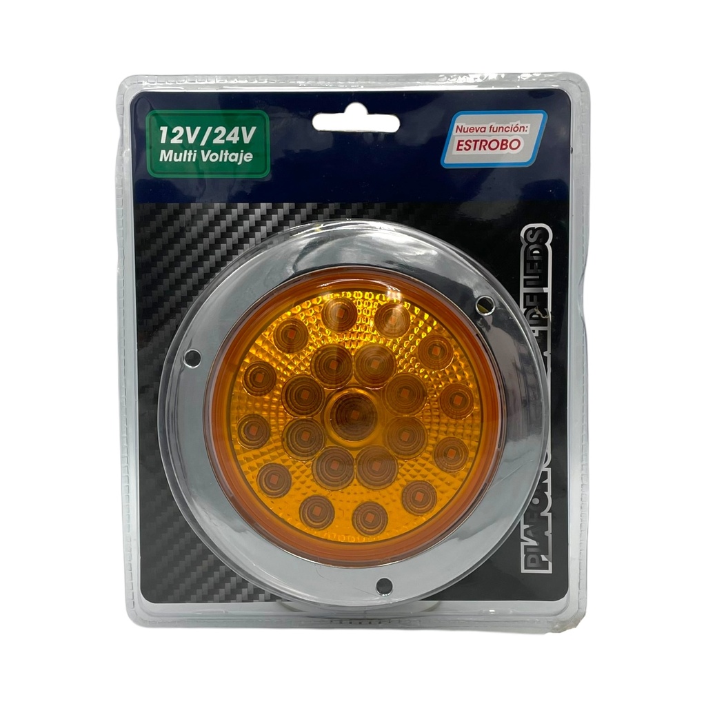 Plafón redondo de 21 LED  · Ámbar