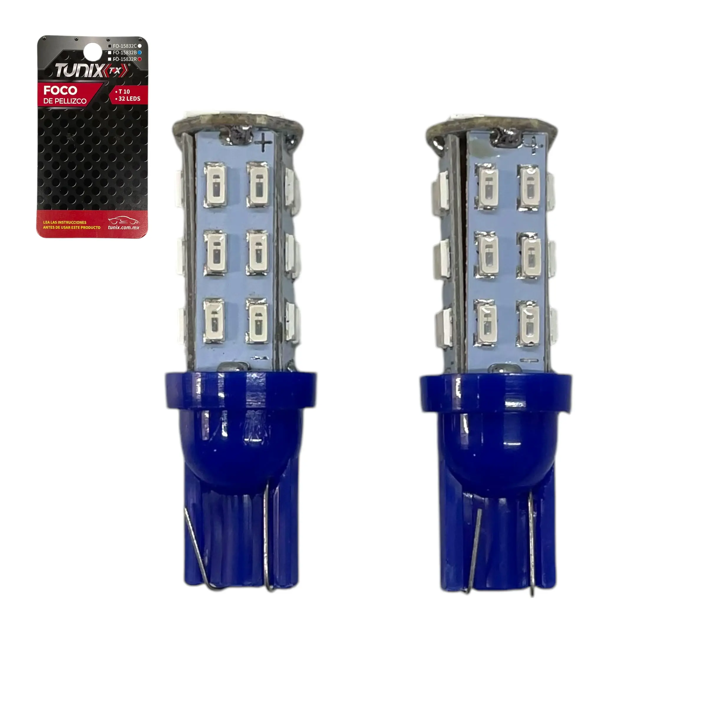 Foco tipo pellizco de 32 LED (colores disp.) · Azul