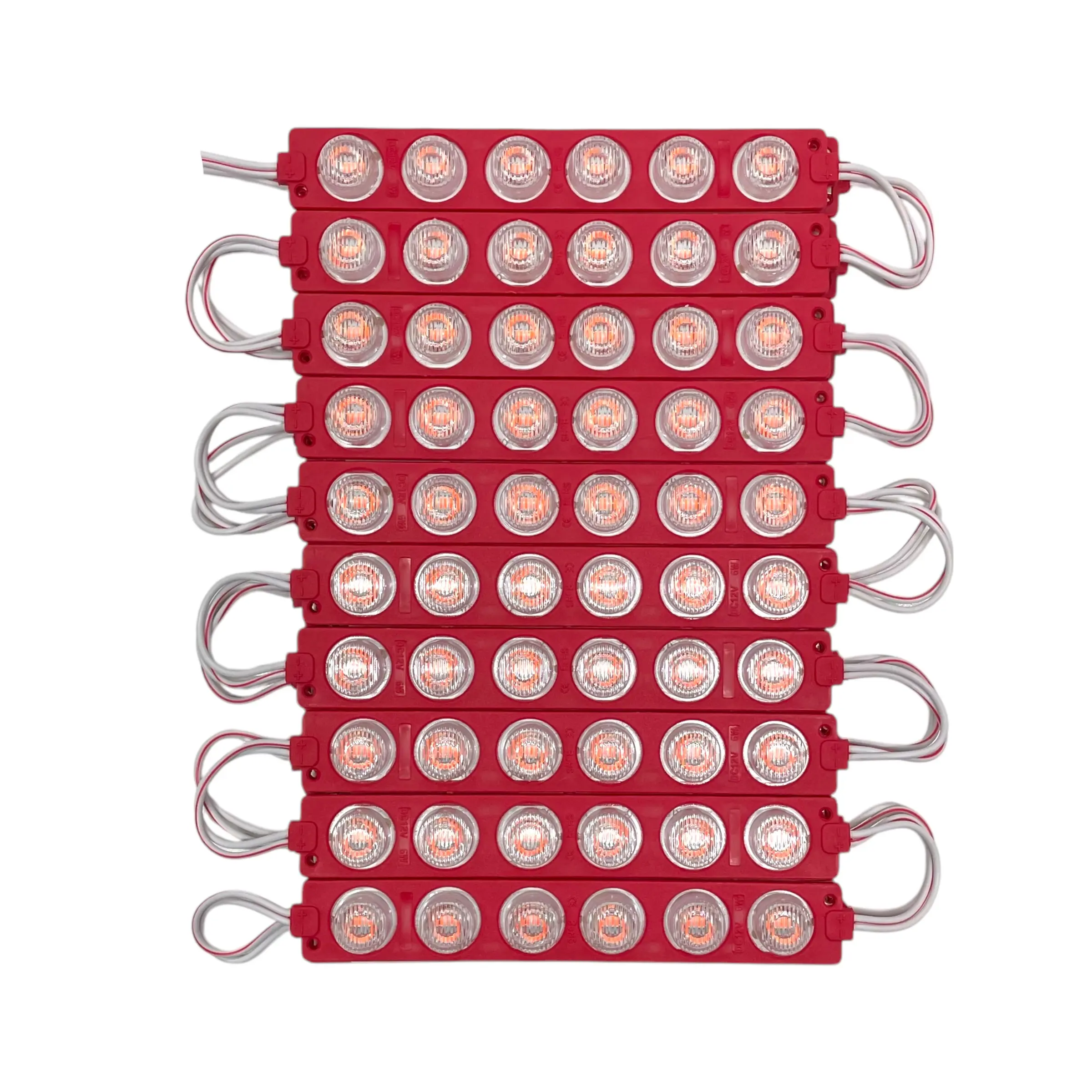 Modulo de 6 LED (Tira de 20 piezas) — Rojo
